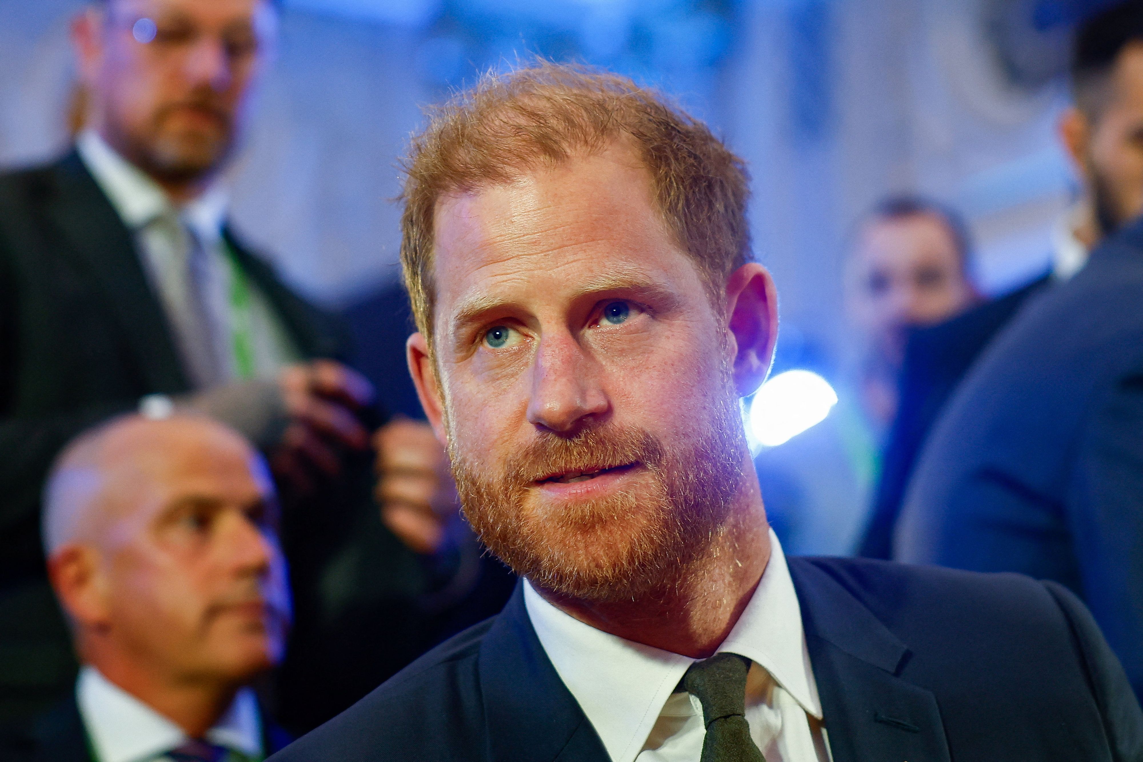Prinz Harry bei seinem Besuch in Kiew.