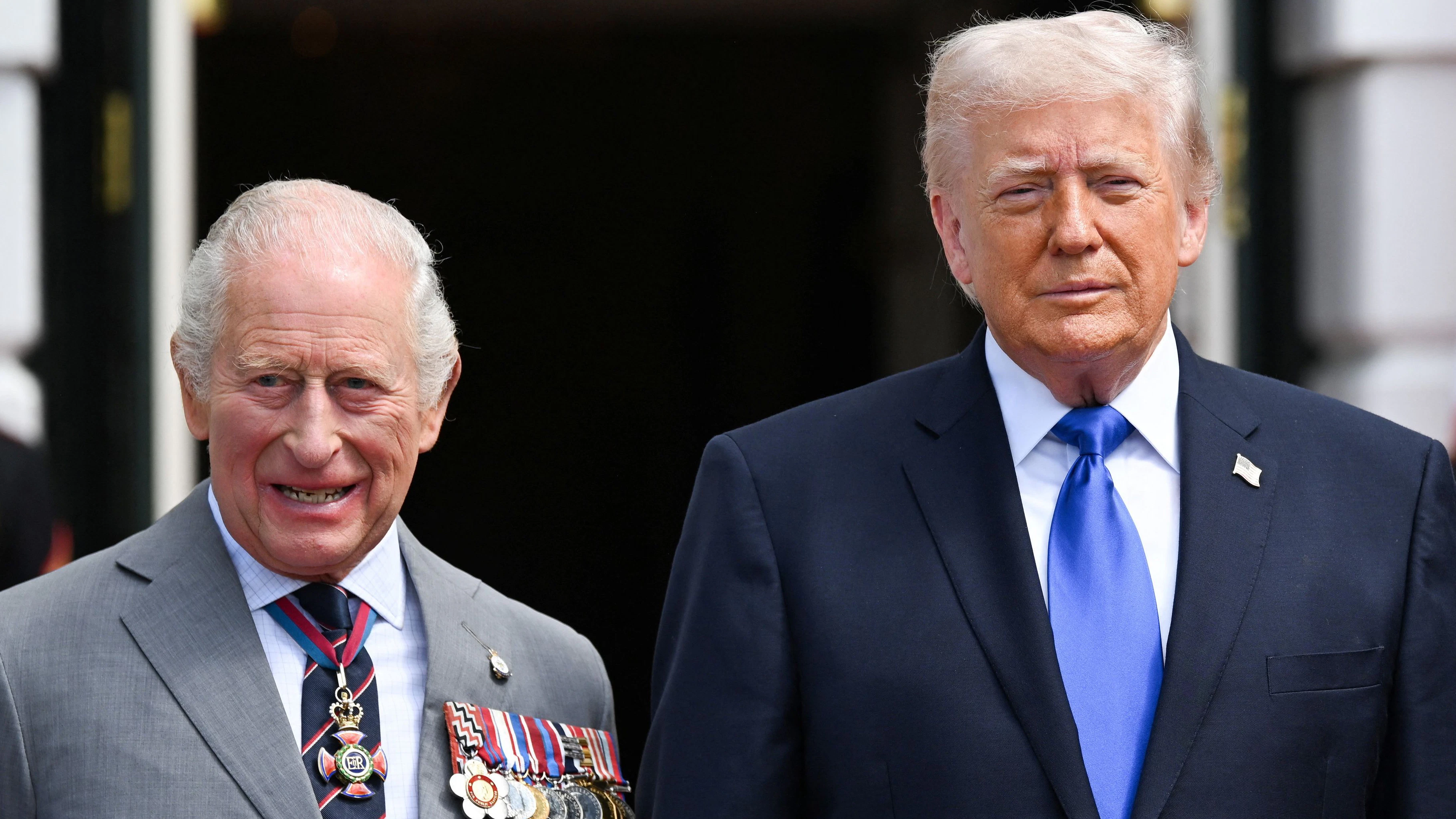 Charles besuchte Trump in den USA.