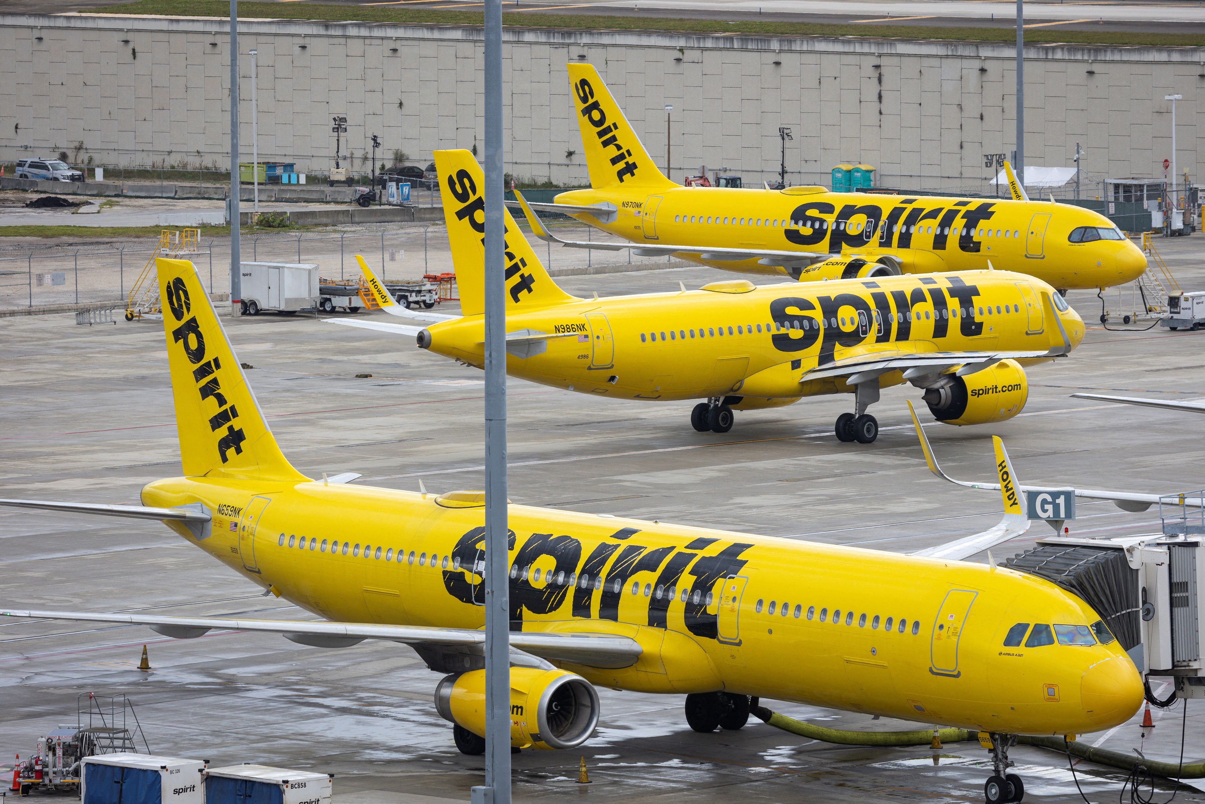 Spirit Airlines wird bald am Boden bleiben.