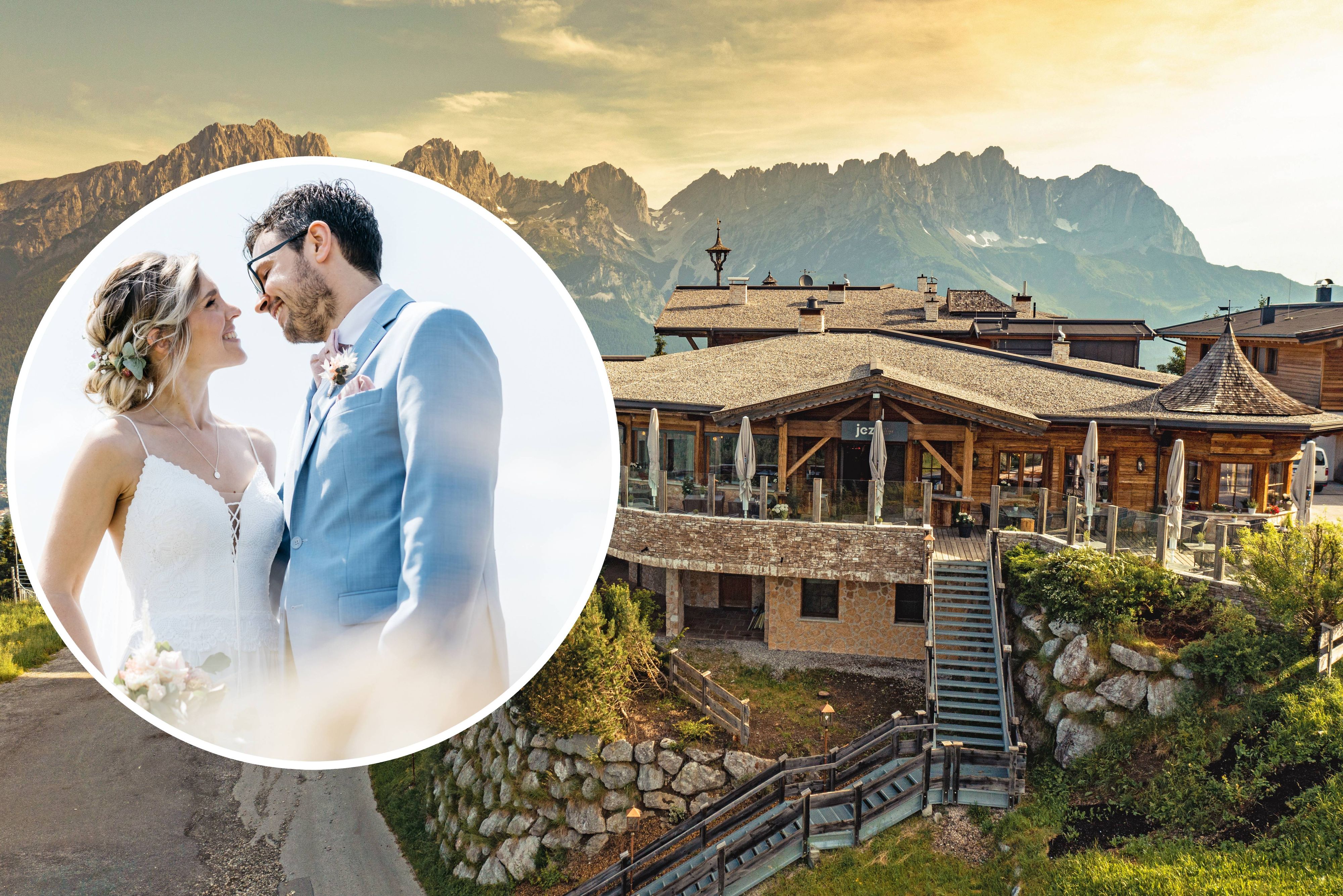 Heuer auf dem ersten Platz für Hochzeitspaare: Das Jezz AlmResort Ellmau.