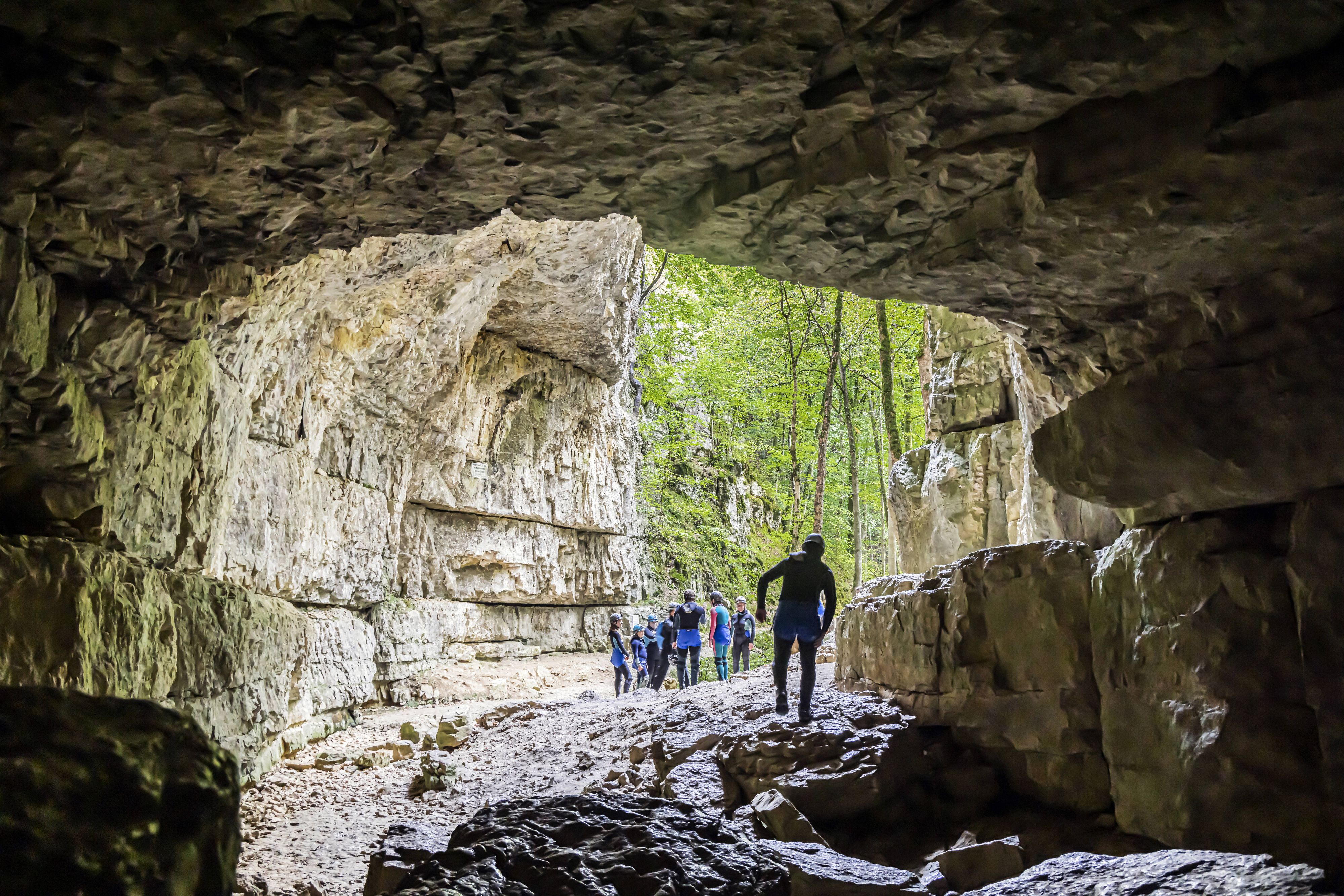 Die Falkensteiner Höhle ist eine Naturhöhle und liegt auf der Schwäbischen Alb. Der Zutritt ist nur auf Antrag möglich und nicht ungefährlich. Seit 2019 ist sie als bedeutendes Geotop und Geopoint des UNESCO Geopark Schwäbische Alb ausgezeichnet.