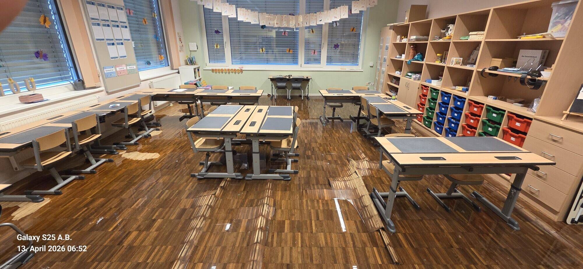 Leobendorf: Mehrere Klassen durch Schüler geflutet