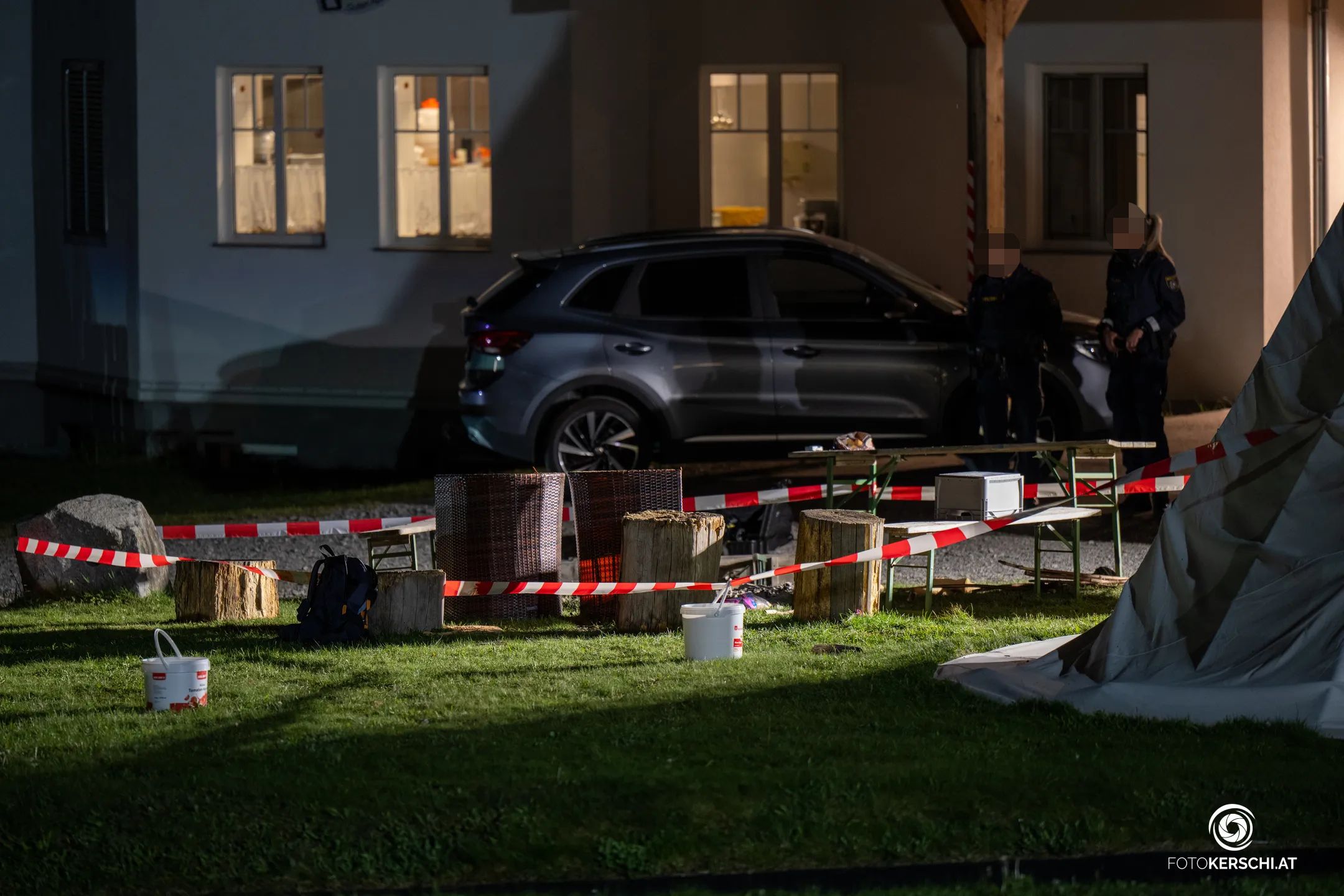 Das gemütliche Beisammensein am Lagerfeuer endete im Bezirk Freistadt böse.