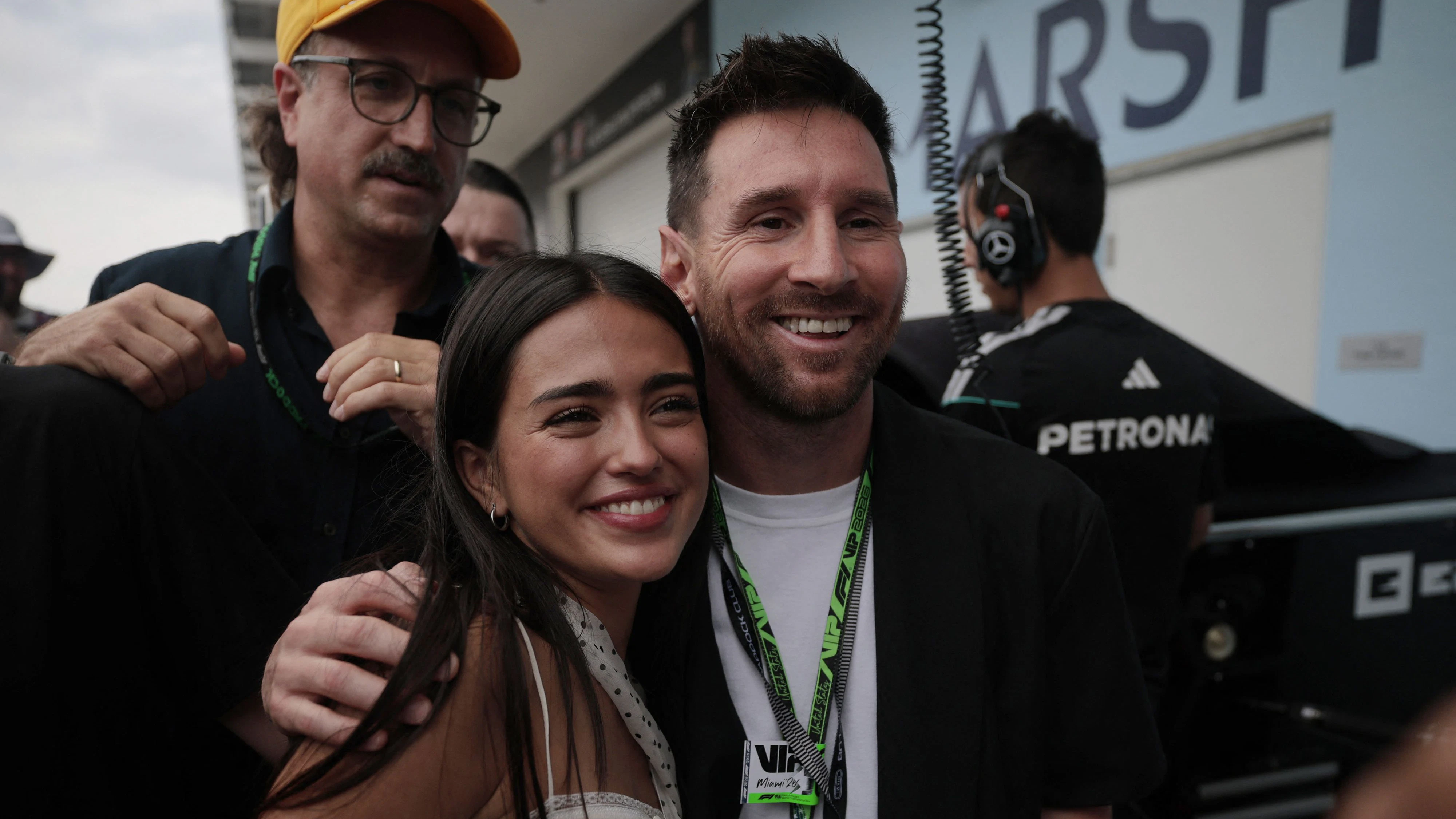 Lionel Messi schaute bei der Formel 1 vorbei.