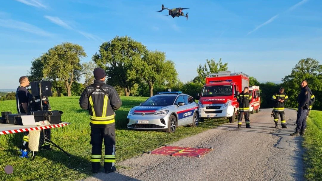 Neuhofen/Ybbs: Suche nach verunglücktem Auto blieb erfolglos