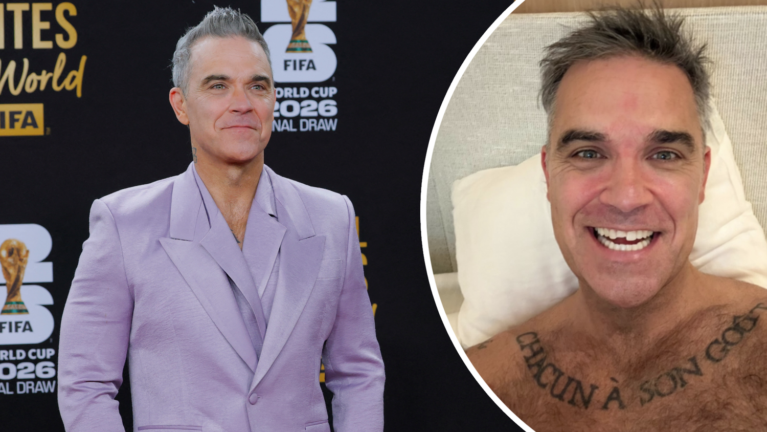 Mit diesem Foto sorgt Robbie Williams auf Instagram für Lacher.