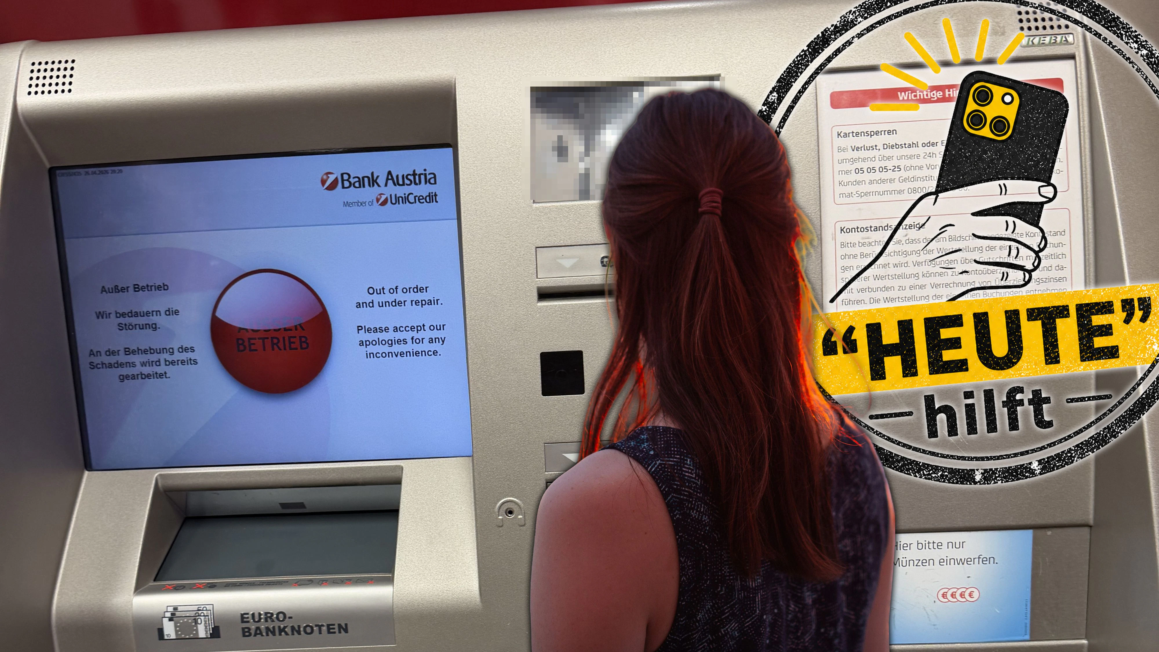 Heute.at - Nach Heute-Bericht – Frau bekommt 2.000 Euro von Bank