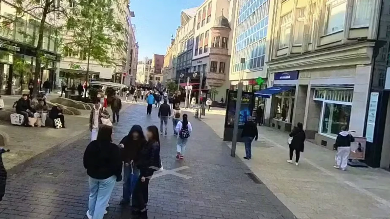 Der Vorfall ereignete sich laut der Polizei in der Grimmaische Straße in Leipzig.