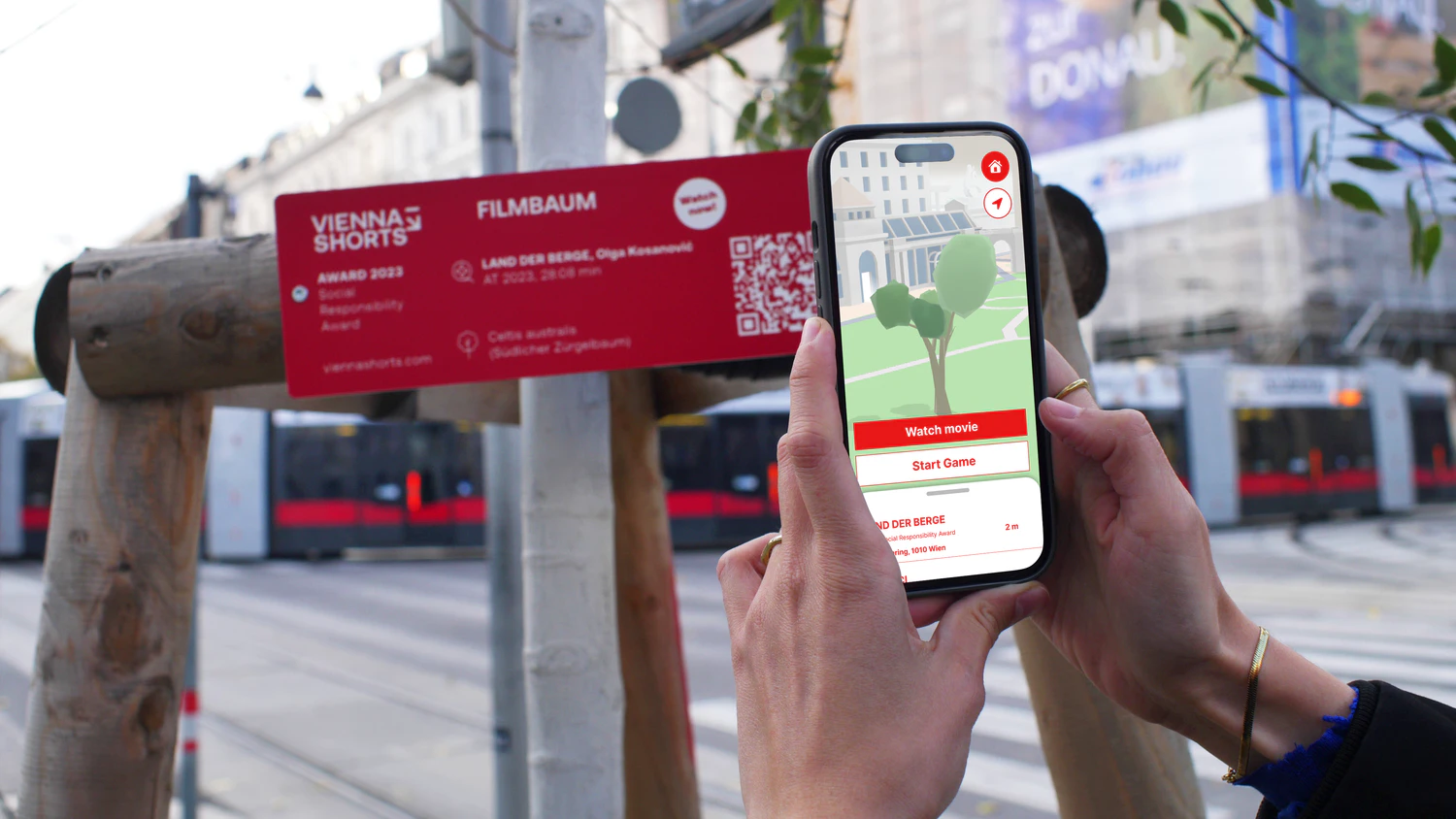 Tree Trophy Game – Wien als interaktiver Kurzfilm-Parcour