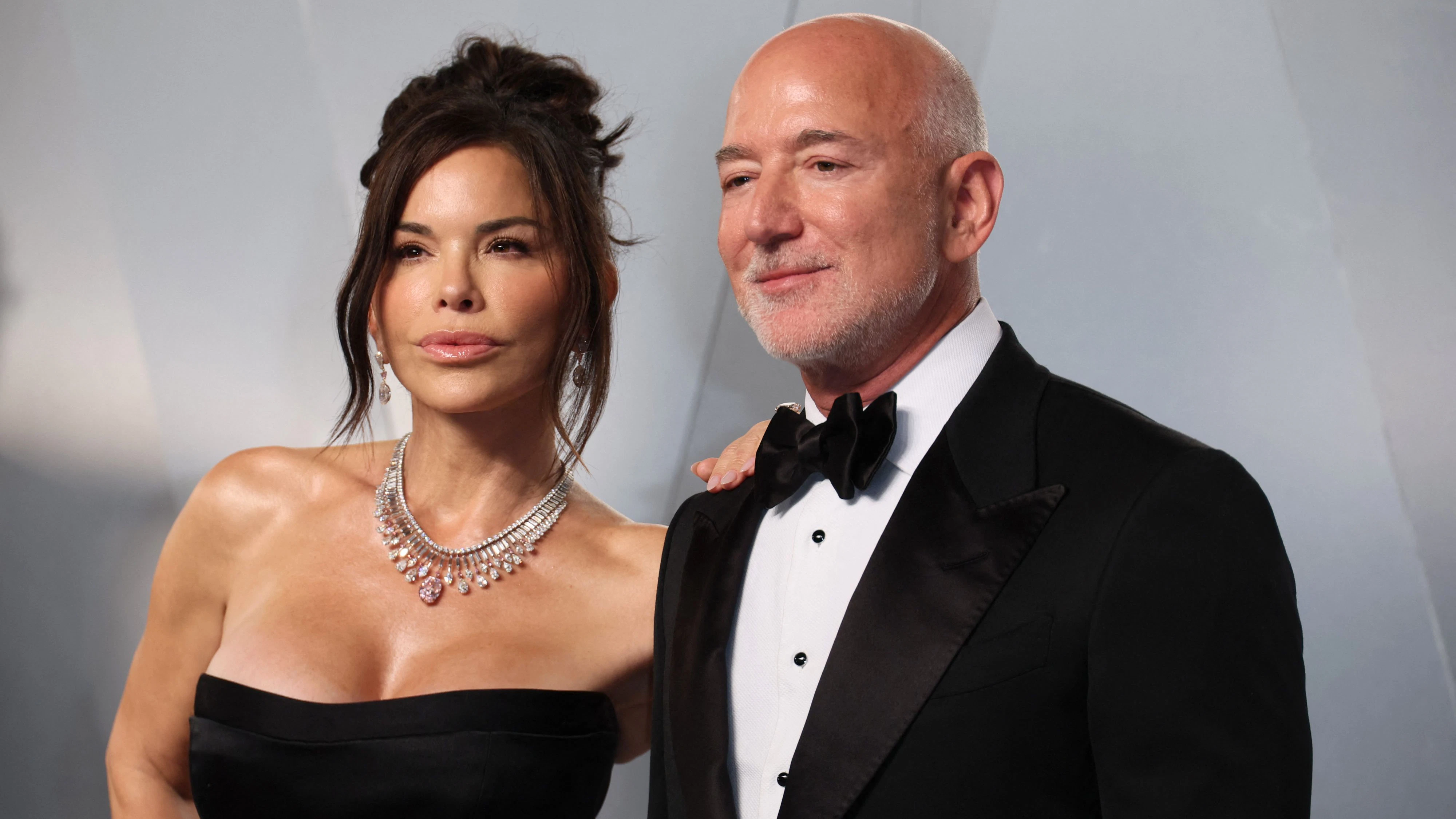 Lauren Sanchez Bezos und Jeff Bezos bei der Oscar-Afterparty von "Vanity Fair".