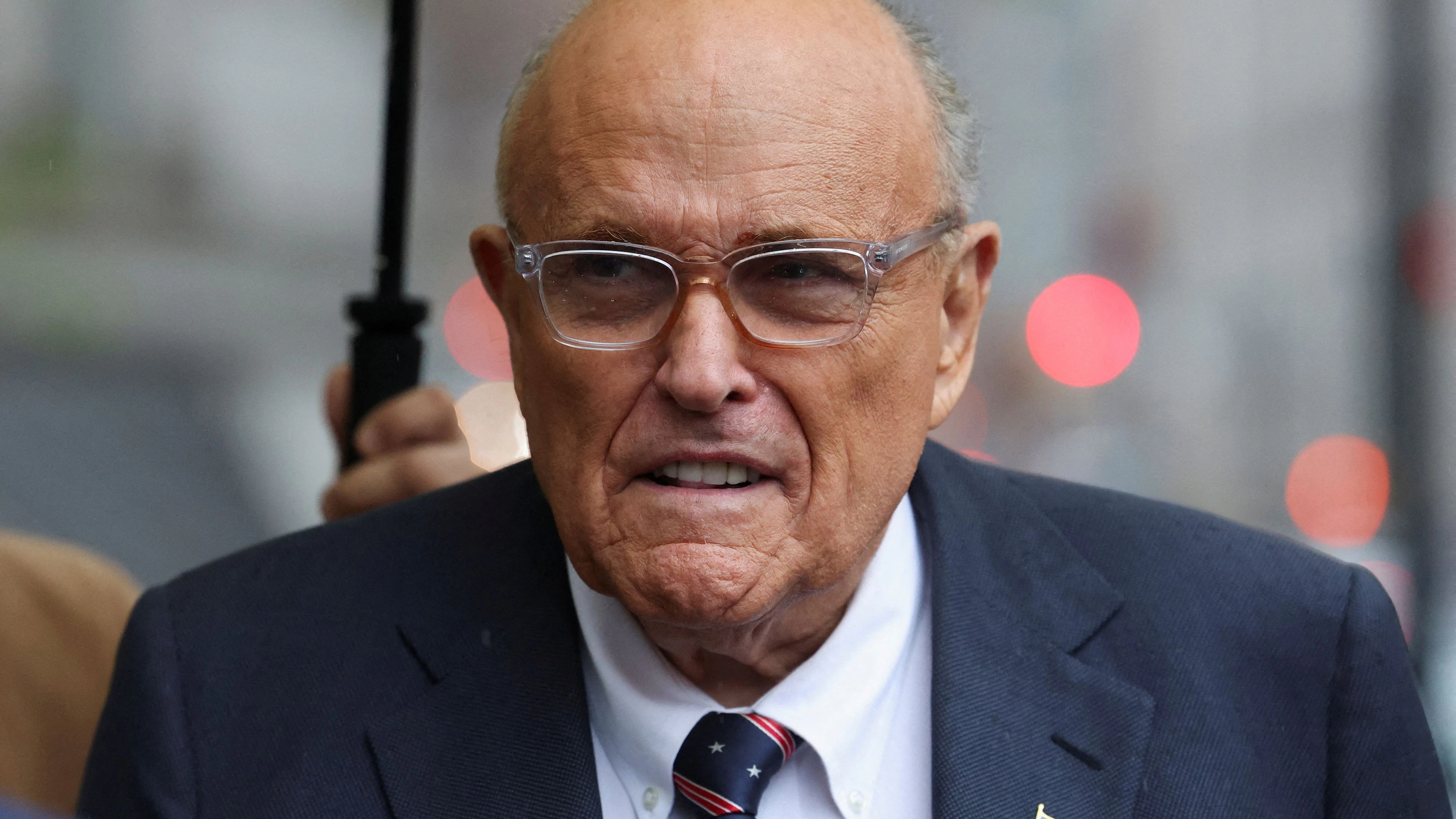 Rudy Giuliani wird in einem Spital behandelt.
