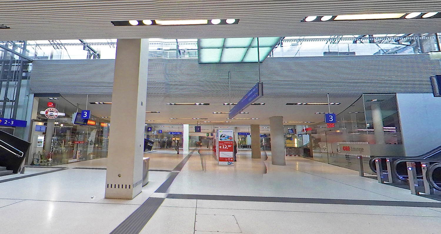 Der Salzburger Hauptbahnhof wurde komplett gesperrt.