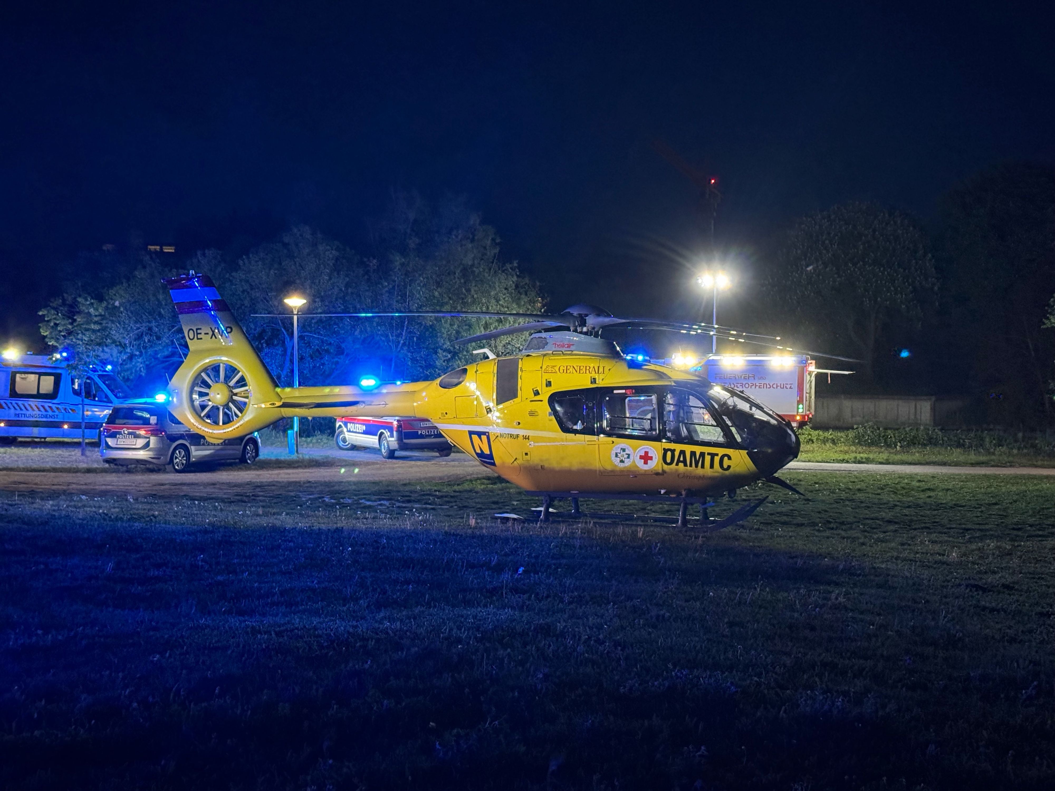 In St. Pölten lief am Sonntagabend ein Großeinsatz.