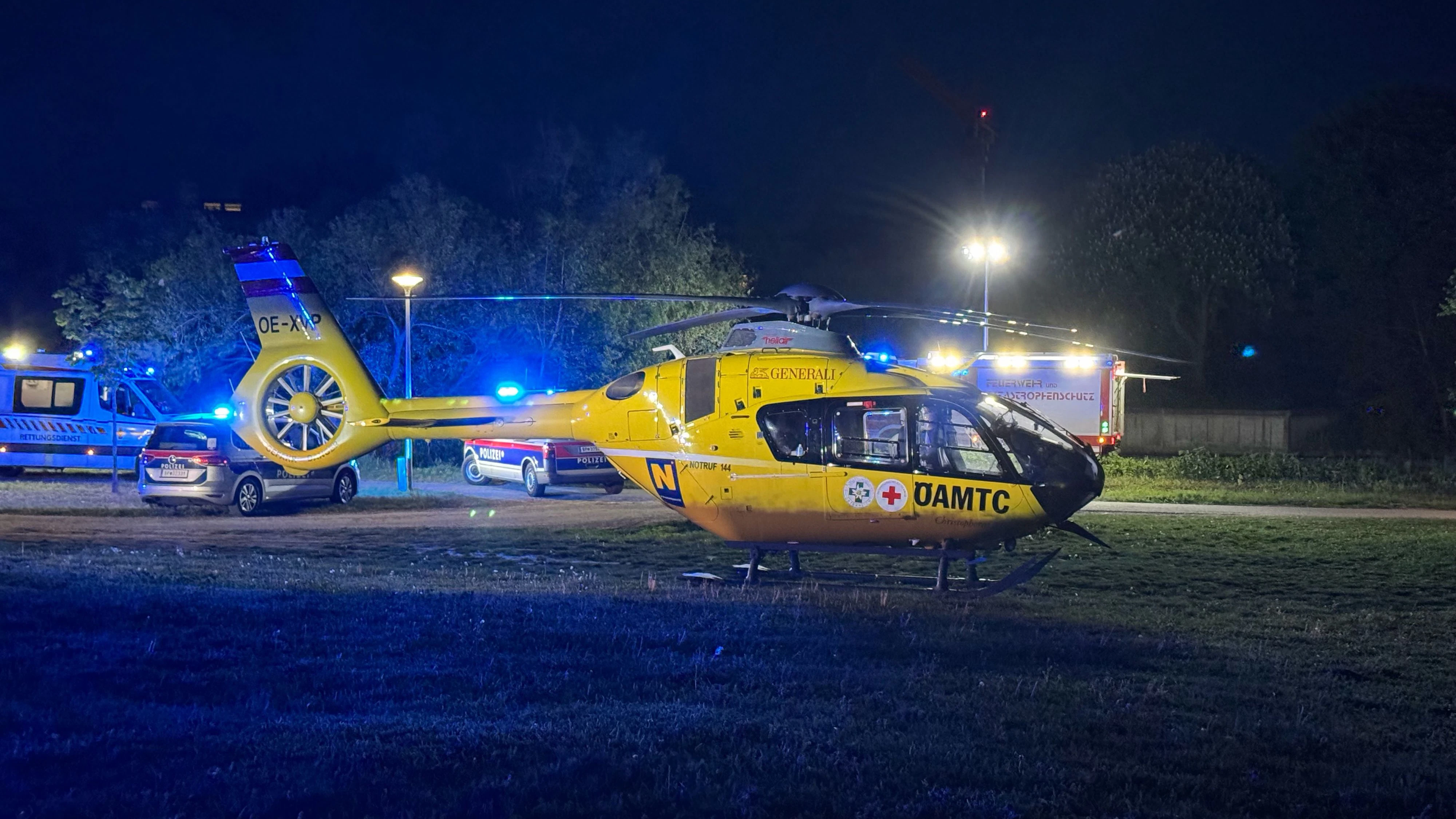 In St. Pölten lief am Sonntagabend ein Großeinsatz.