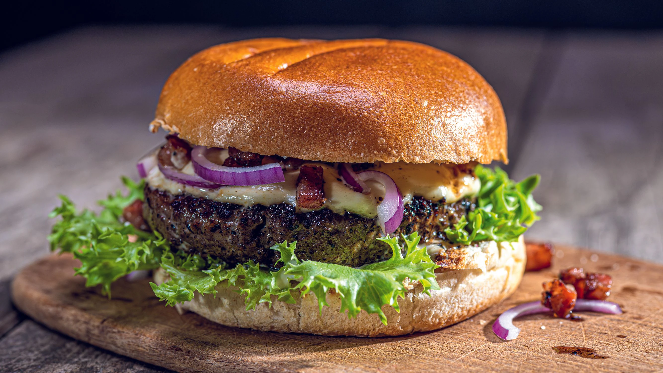 Flammkuchen-Burger