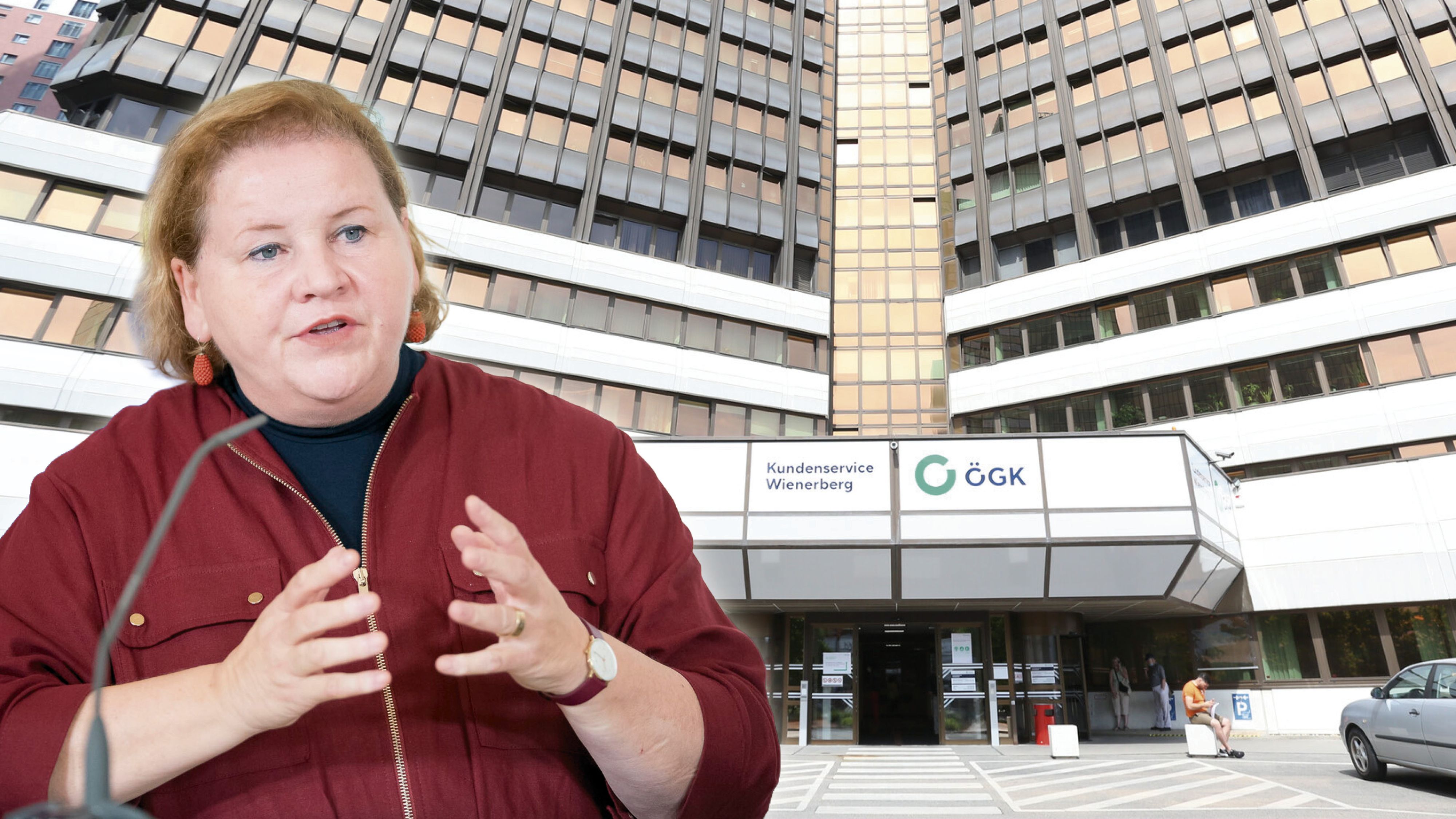 Gesundheitsministerin Korinna Schumann (SPÖ) verteidigt Leistungskürzungen der ÖGK.