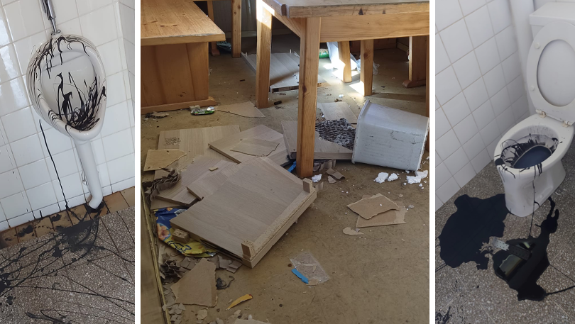 Die öffentliche WC-Anlage und ein Jugendcontainer in Gaming wurden verwüstet.