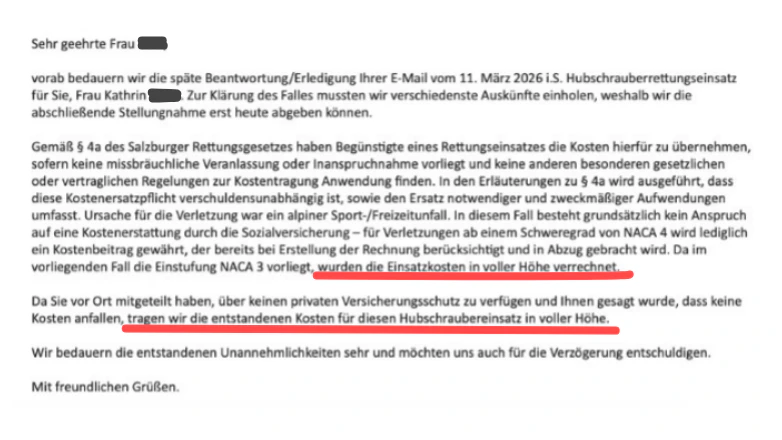 E-Mail von RK Salzburg an Kathrin E.