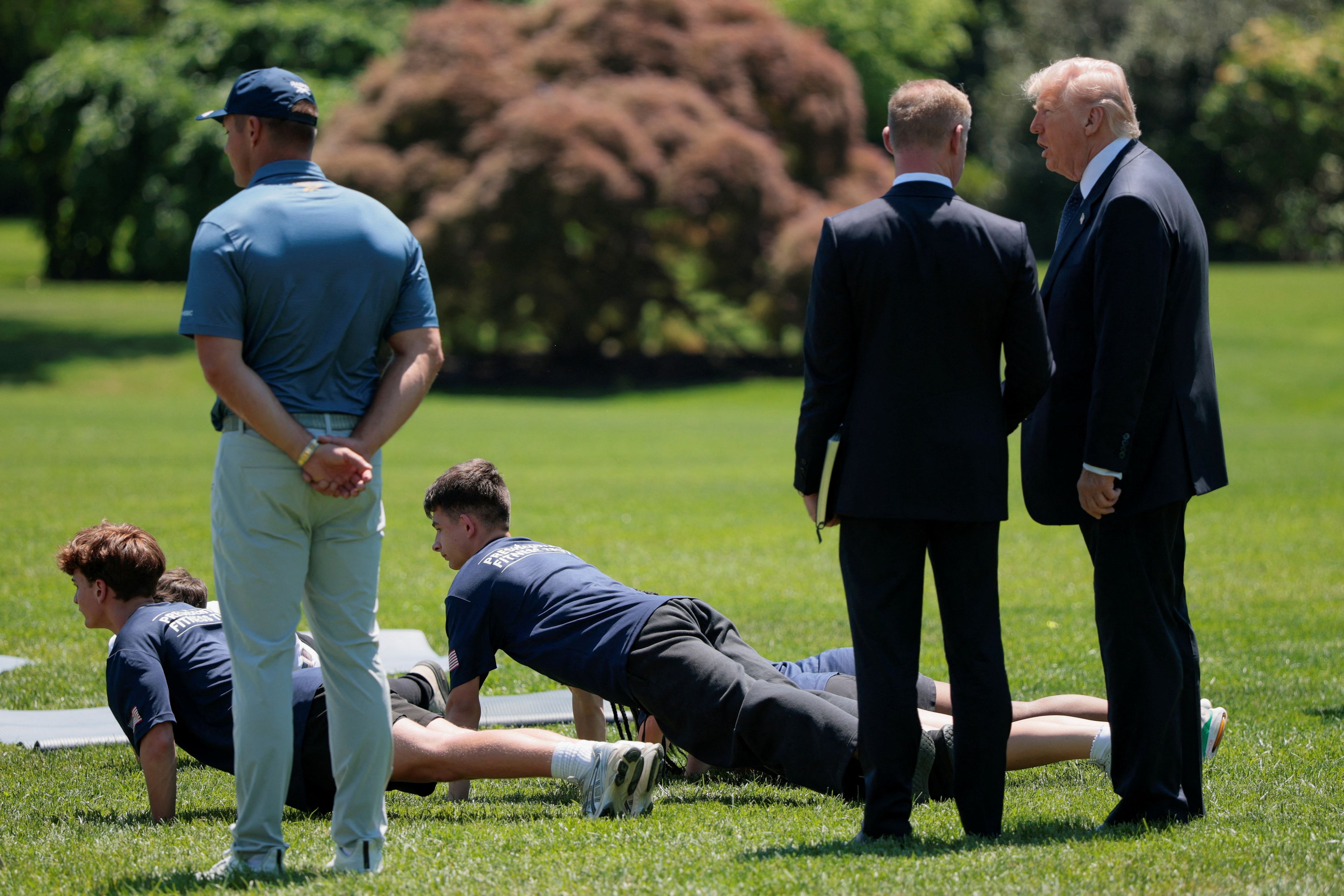 US-Präsident Donald Trump enthüllte nun seine Fitness-Routine. 