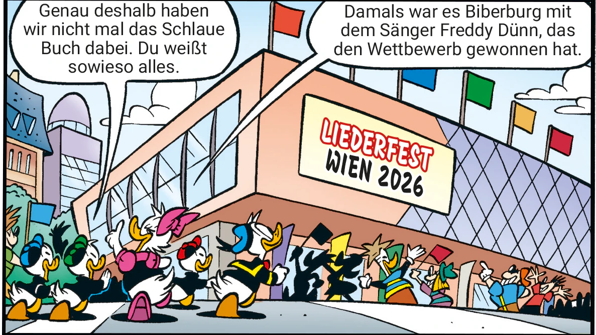 Nicht nur musikalische Klänge erfüllen dieser Tage die österreichische Hauptstadt, jetzt sind auch noch die Ducks im Anmarsch!