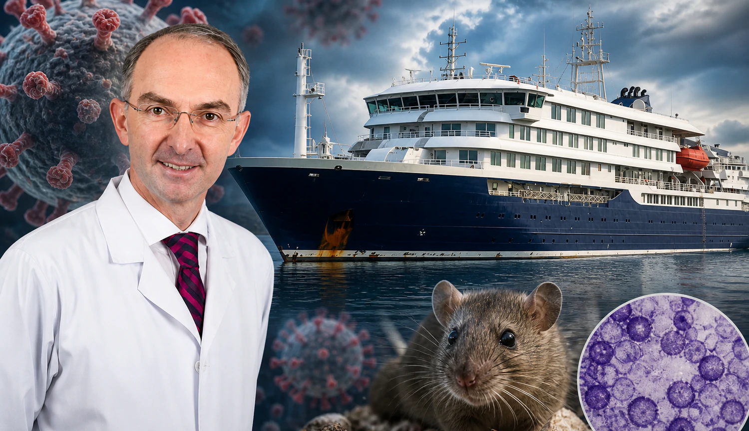 Der Linzer Lungenspezialist sprach in einem Interview über das Virus an Bord.