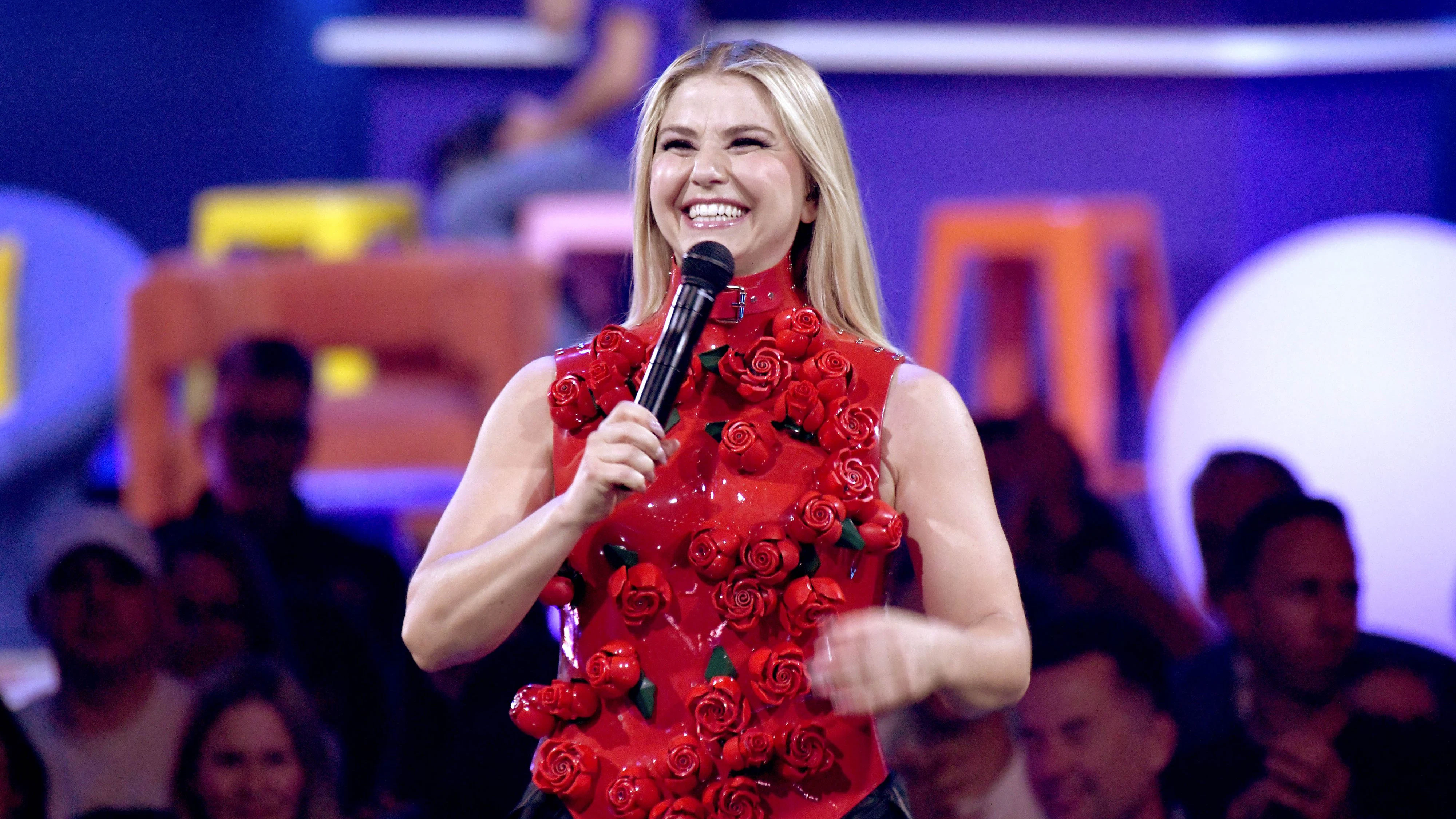 Beatrice Egli bei der "Giovanni Zarrella Show" in der Lokhalle Göttingen.