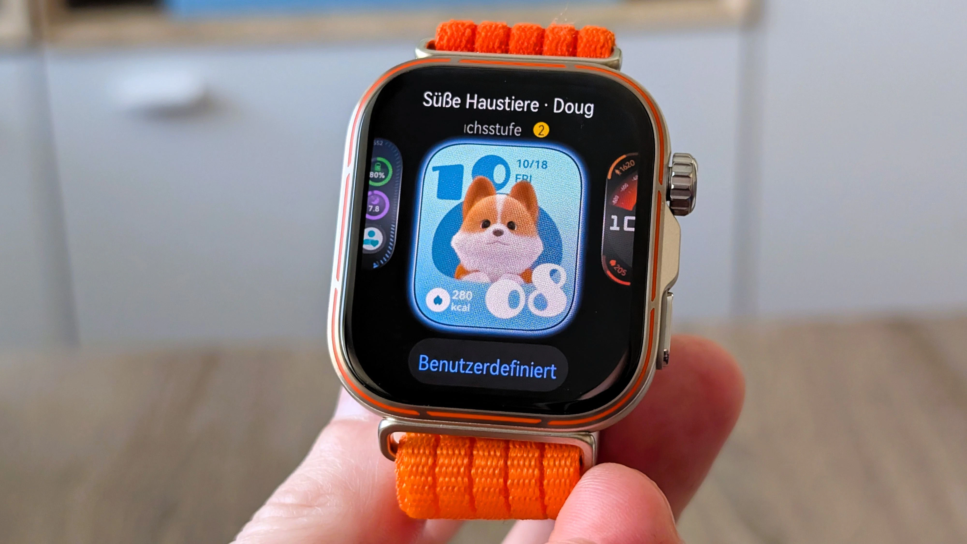 Hunderte Watchfaces, die verschiedenen Bildschirm-Hintergründe, gibt es teils kostenlos in einem eigenen Watchface-Store.