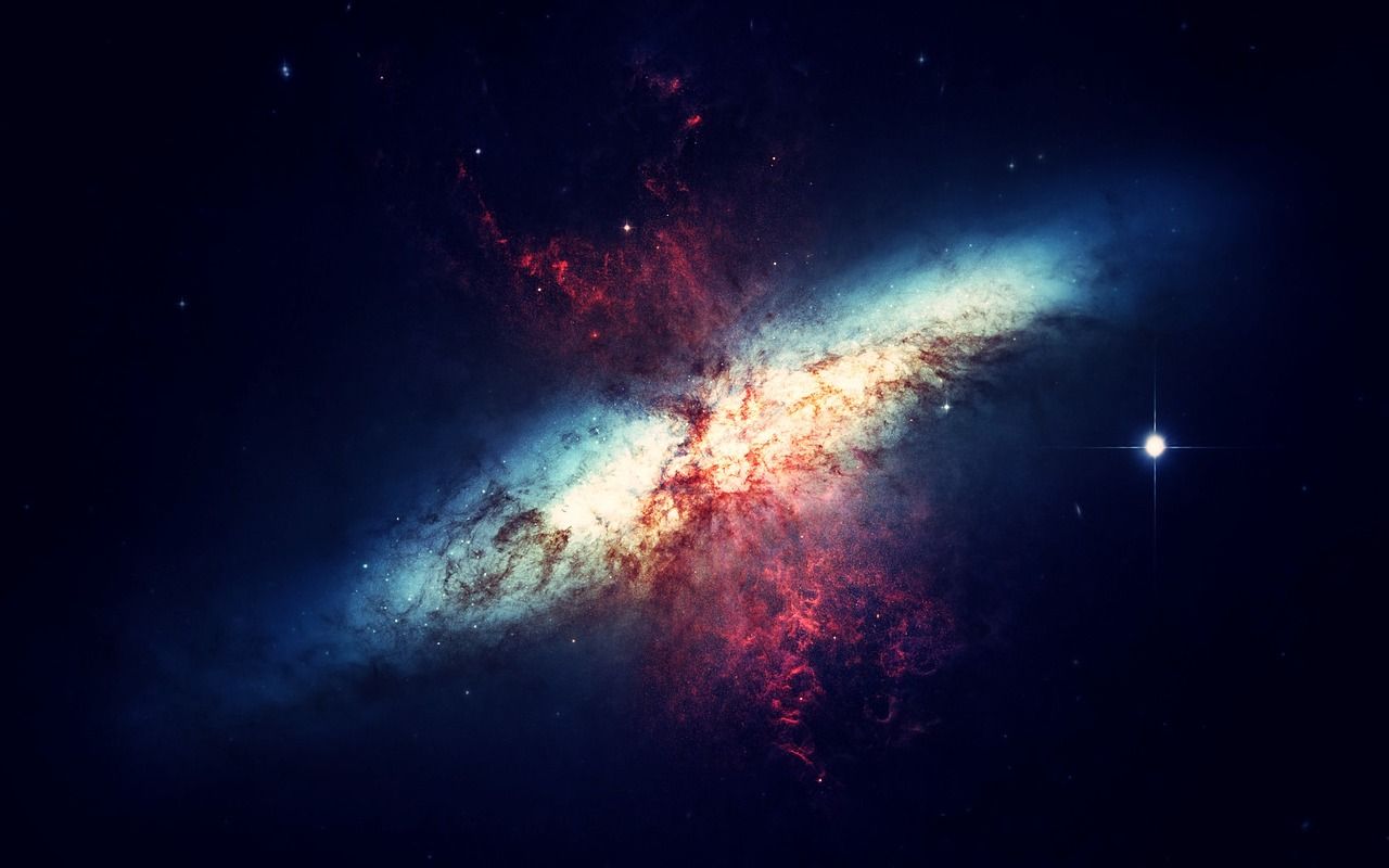 Galaxie im Weltall