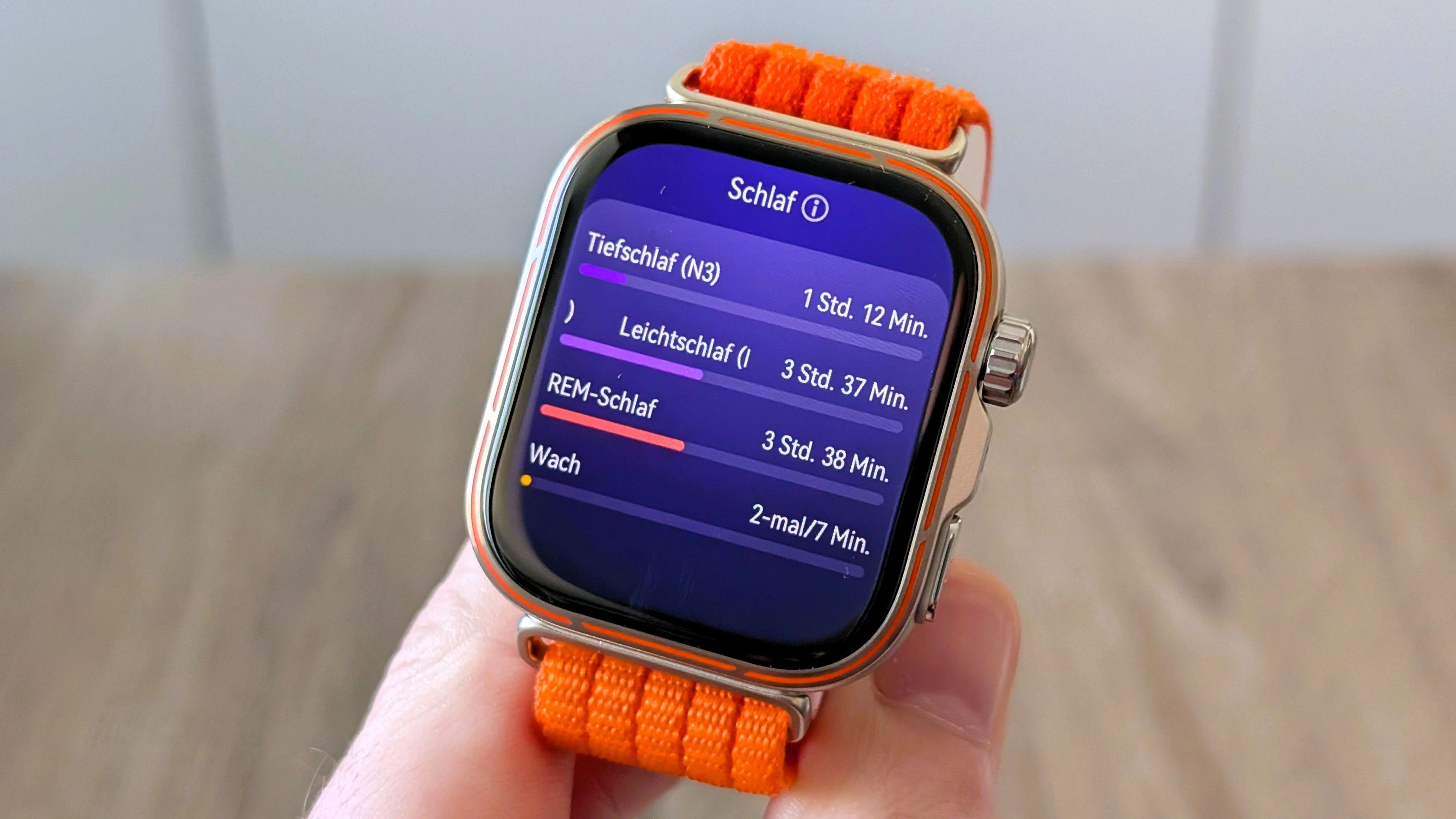 Die Schlafanalyse wurde auf der Huawei Watch Fit 5 Pro noch etwas umfangreicher.