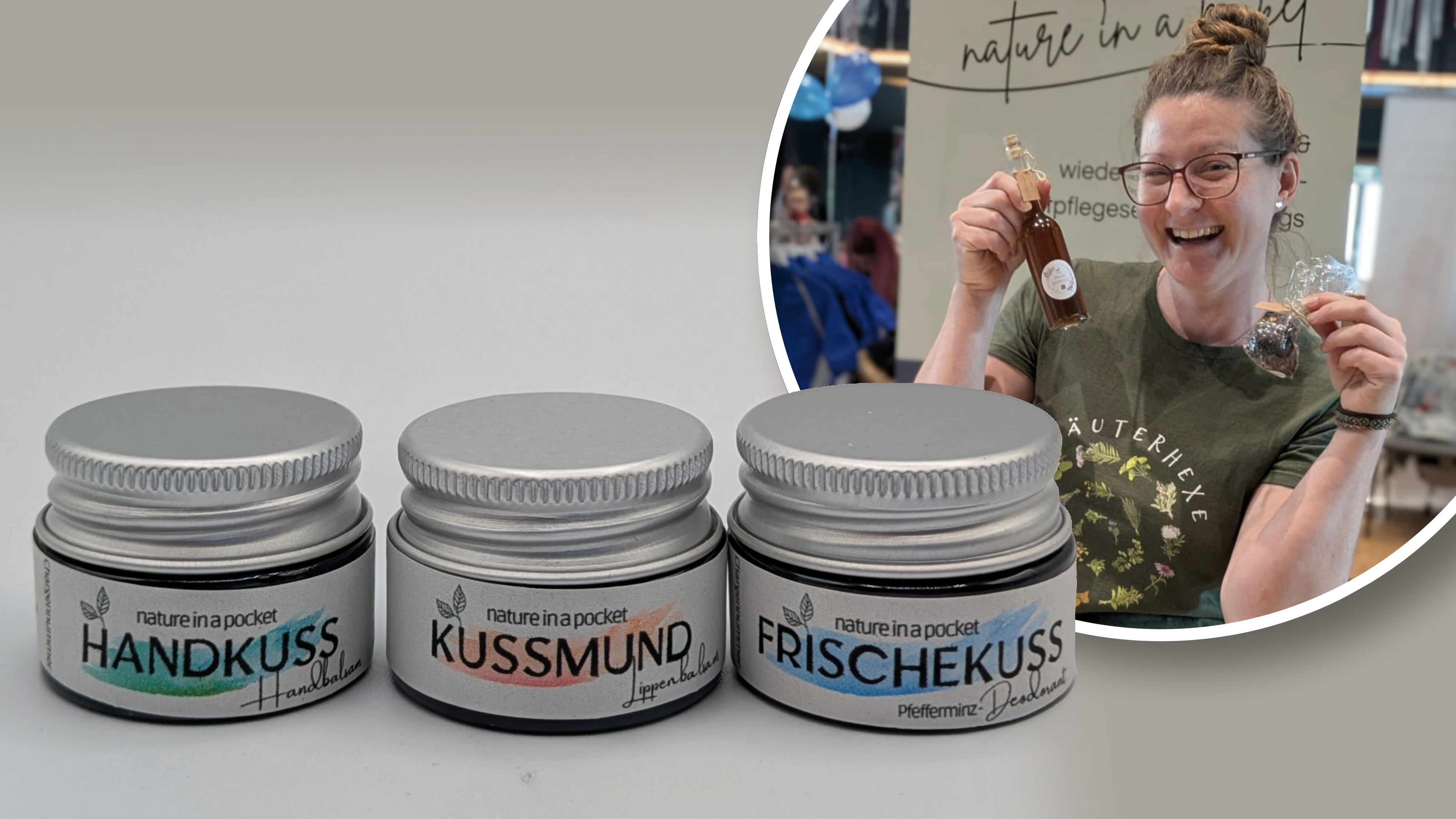 Katharina Hansi (37, Bild) macht seit Oktober 2025 ihre eigene Kosmetik.