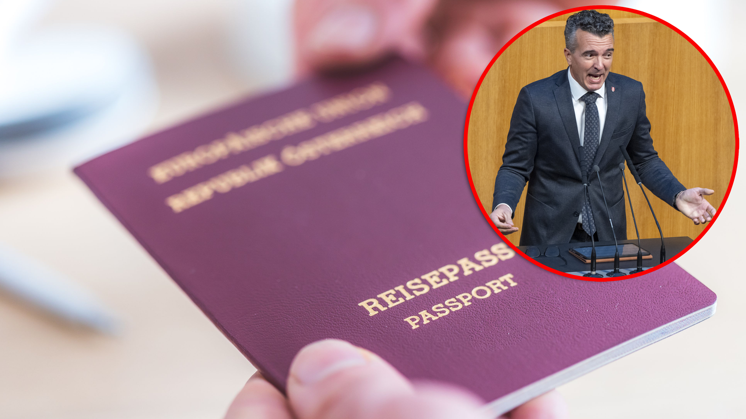 FPÖ-Sicherheitssprecher Darmann kritisiert die hohe Zahl der Neueinbürgerungen. Dabei sind in Österreich die Bundesländer dafür zuständig.