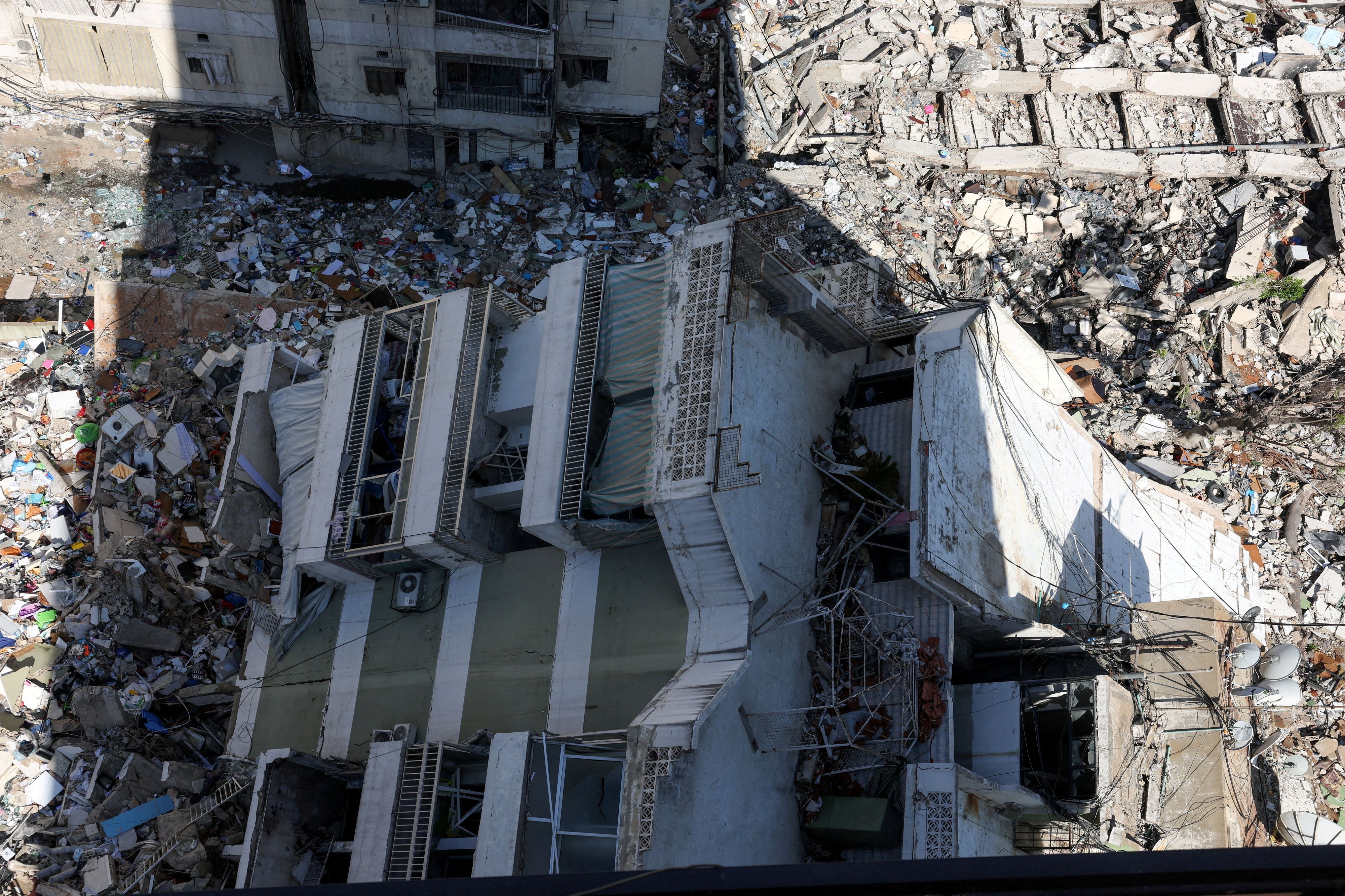 Die israelische Armee nahm Beirut ins Visier.