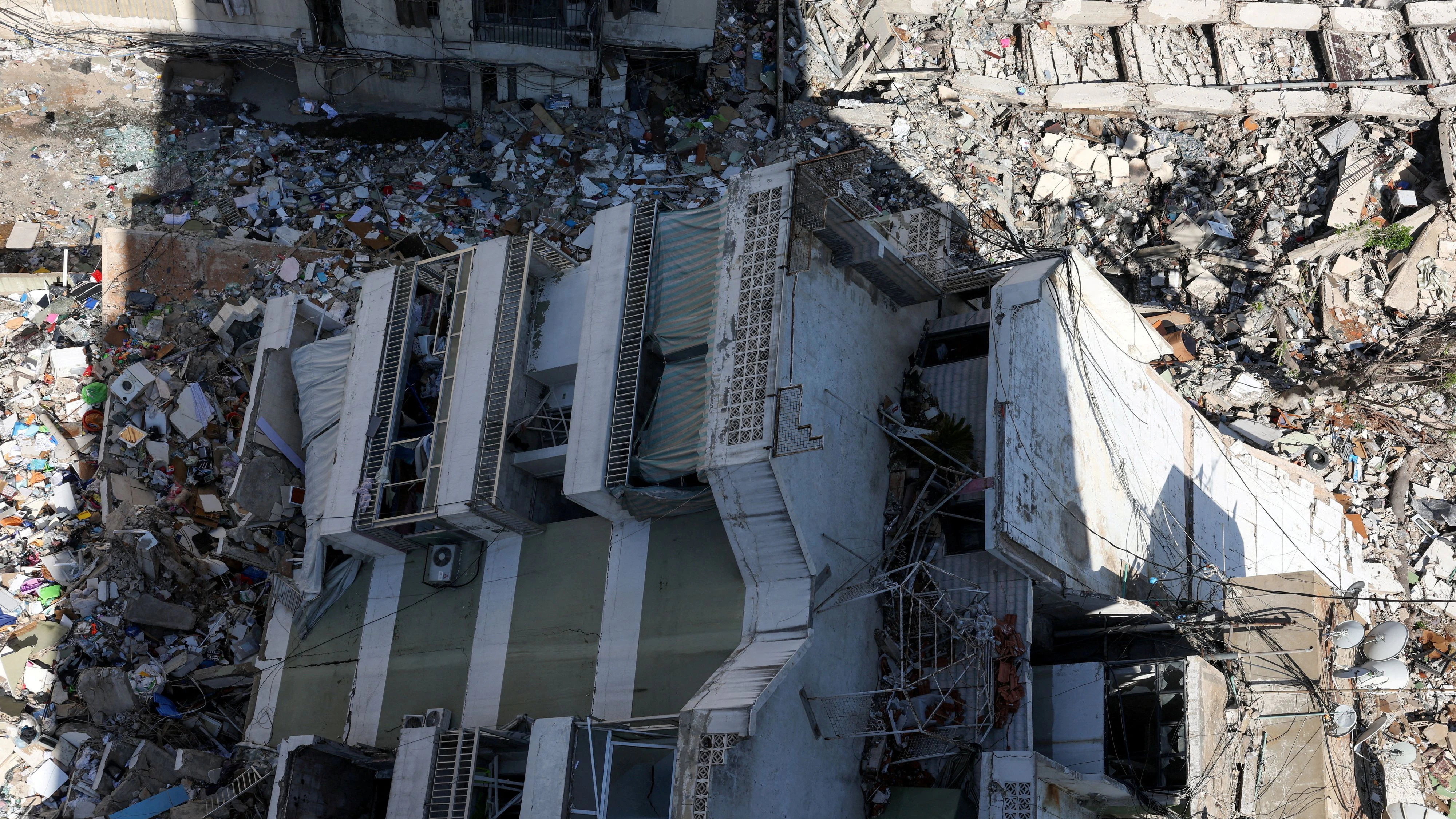 Die israelische Armee nahm Beirut ins Visier.