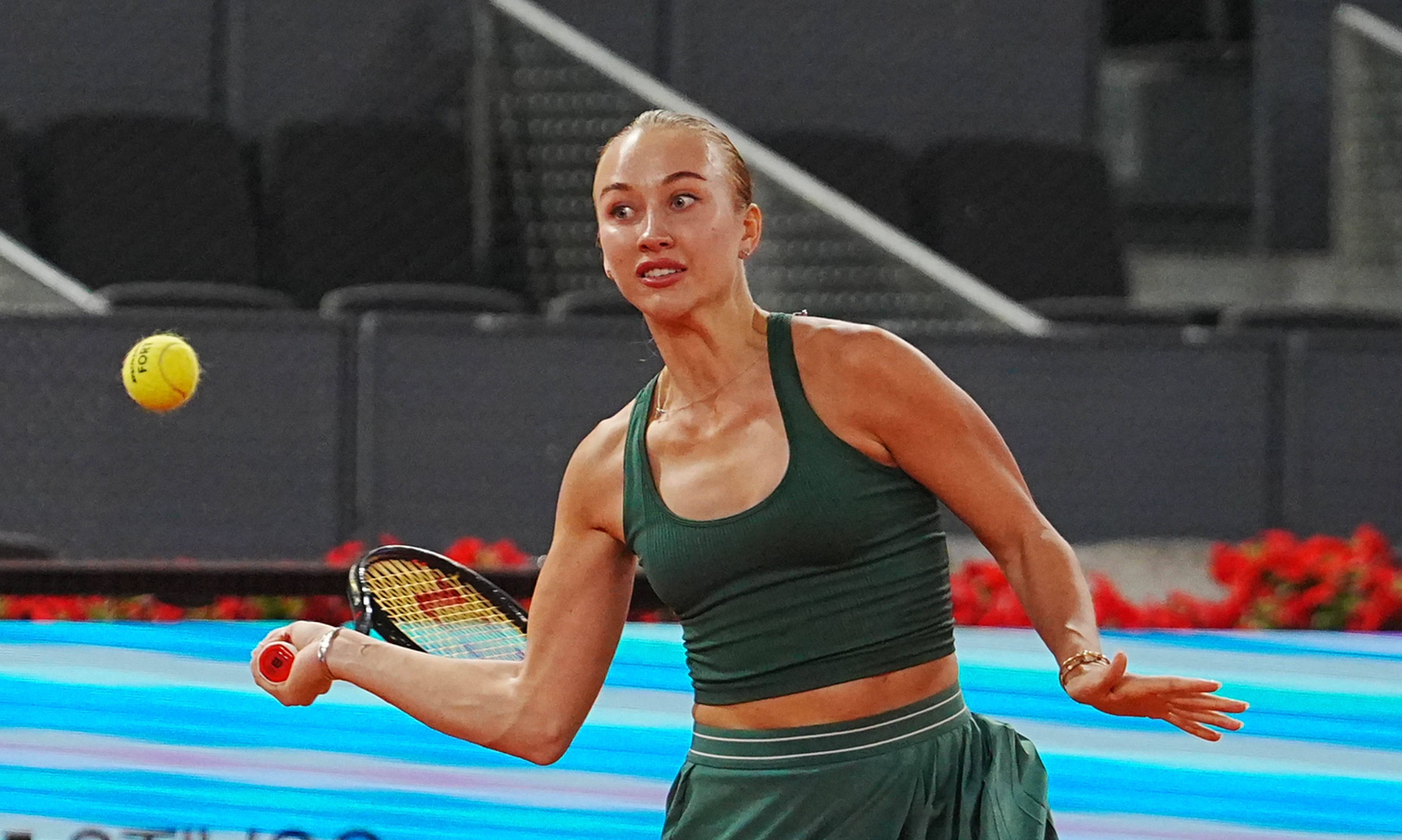 Österreichs Nummer eins Anastasia Potapova. 