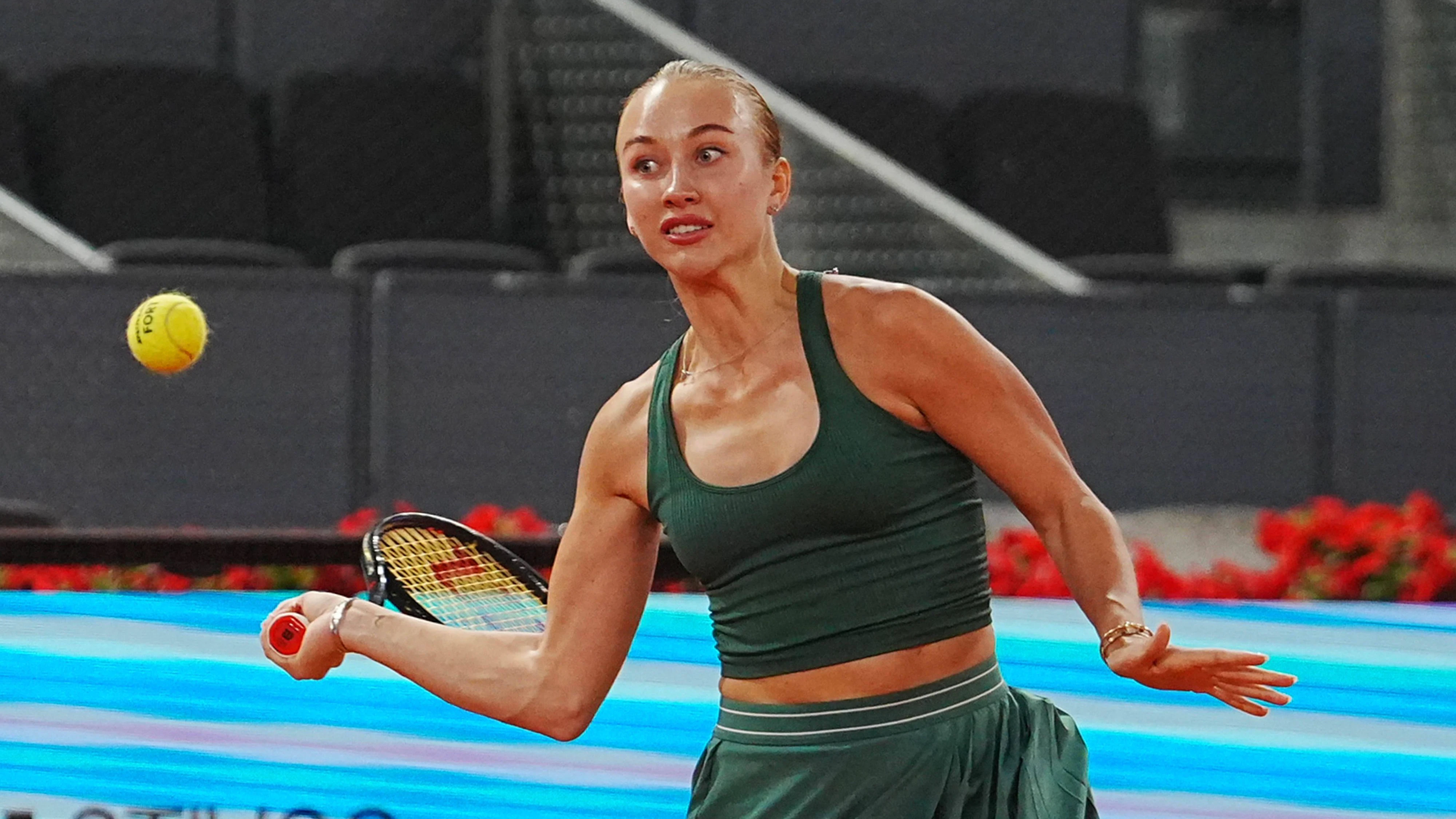 Österreichs Nummer eins Anastasia Potapova. 