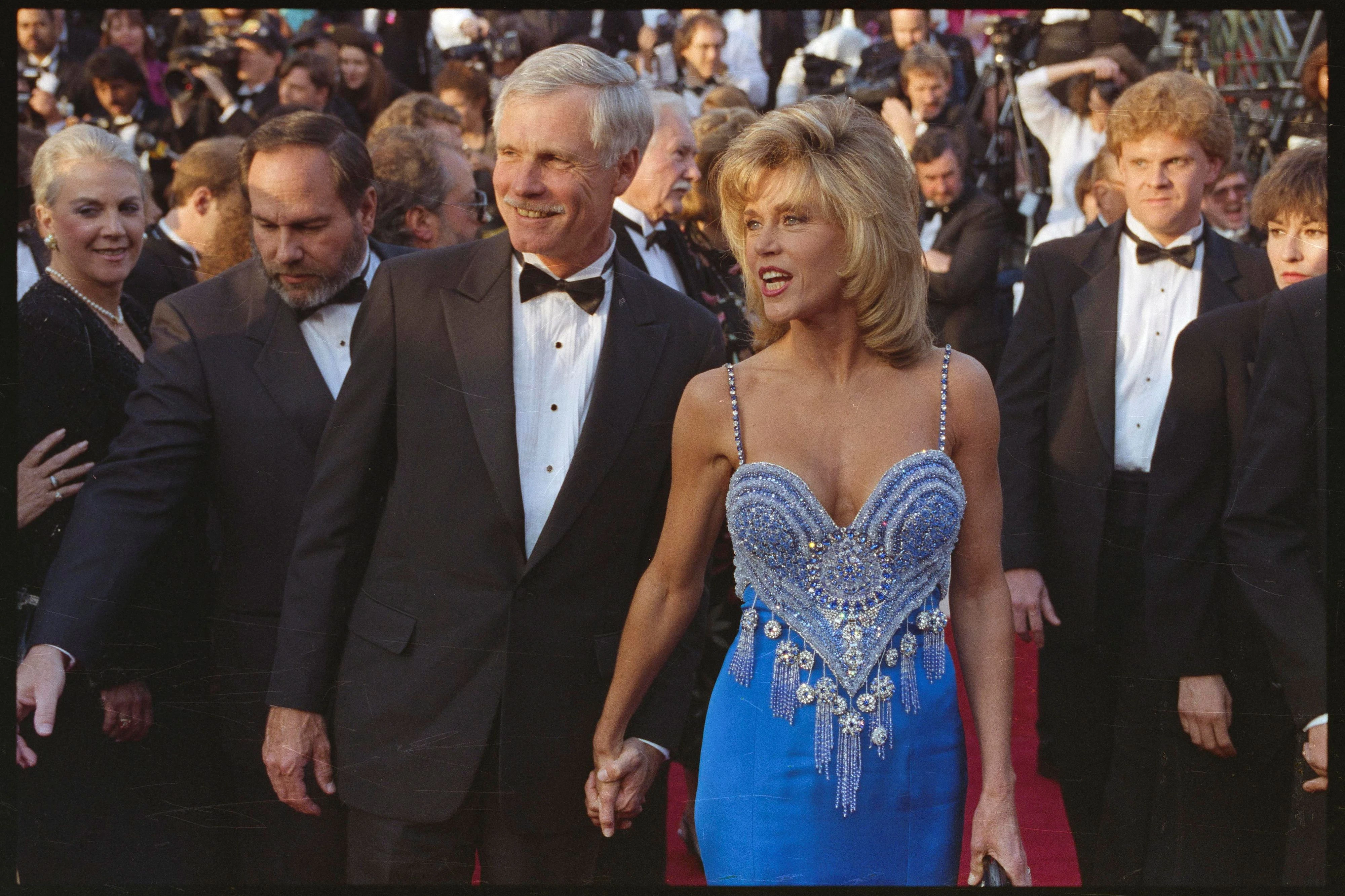 Ted Turner war dreimal verheiratet, besonders glamourös mit der Schauspielerin Jane Fonda