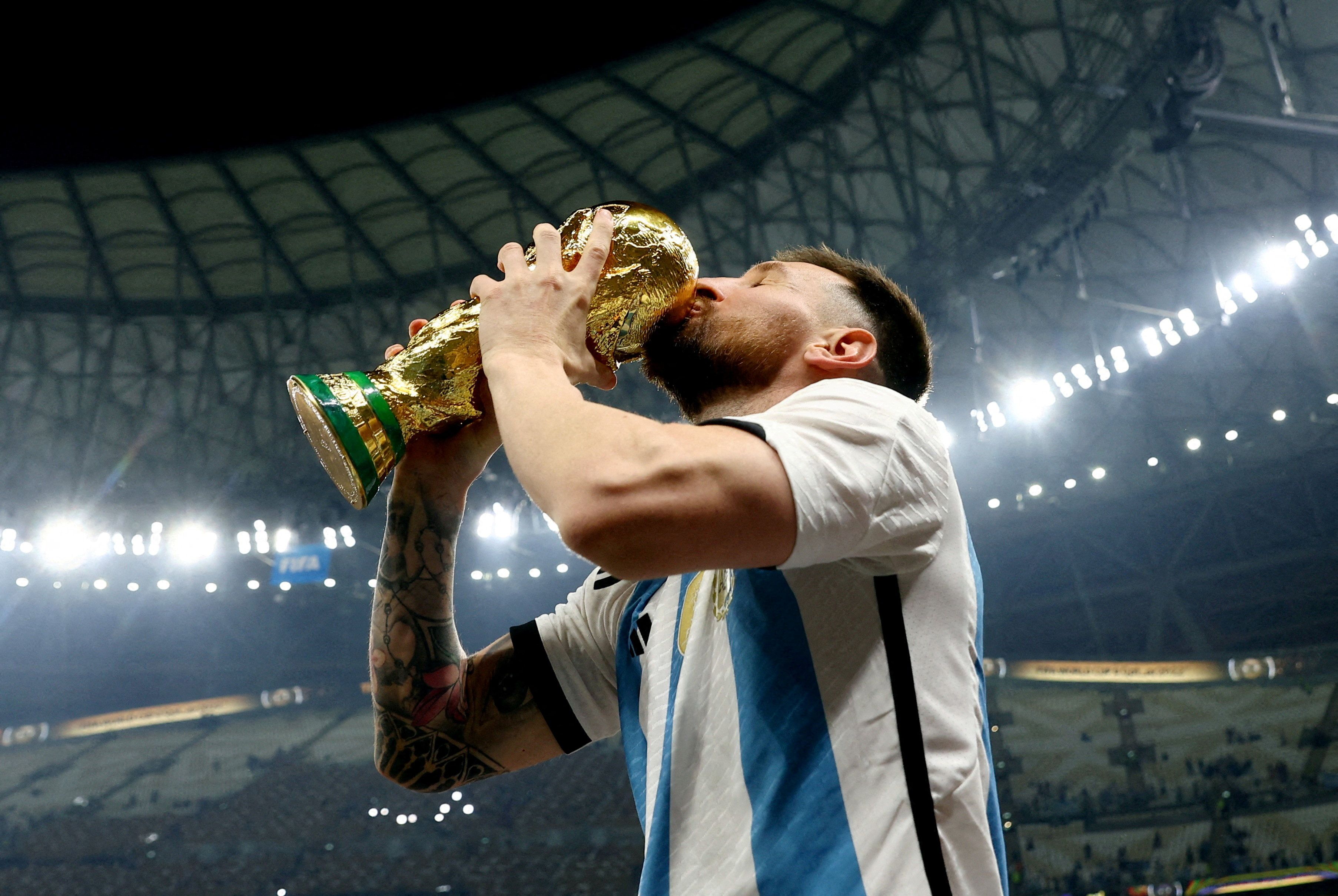 Fußball-Star Lionel Messi. 