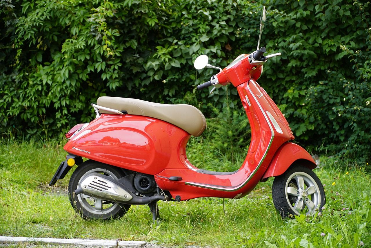Rote Vespa Primavera