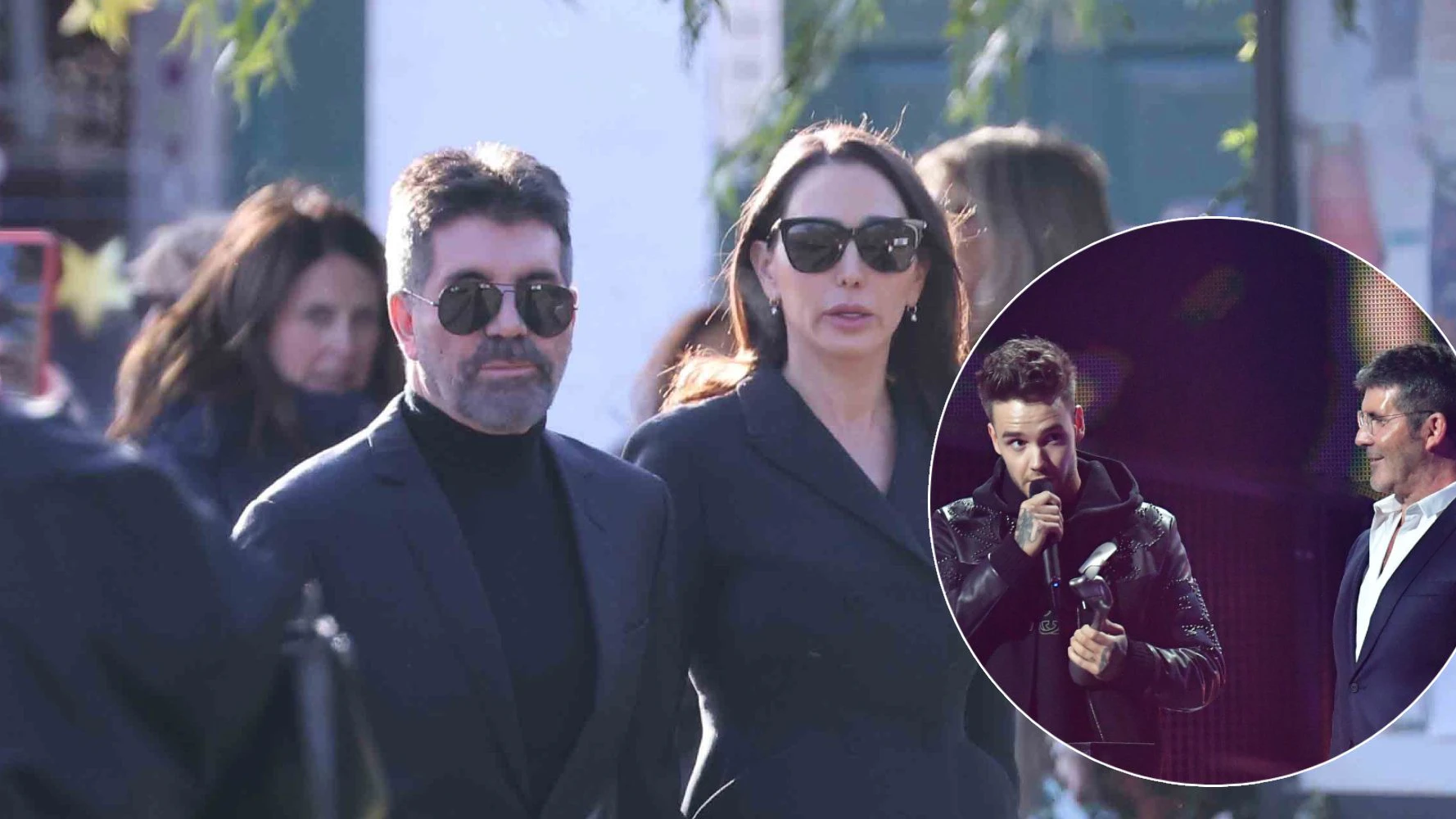 Simon Cowell war beim Begräbnis von Liam dabei.