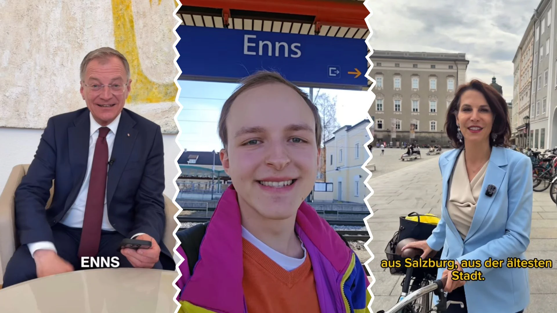 Jetzt mischt sich auch Salzburg in den Insta-Beef ein: Landeshauptfrau Karoline Edtstadler (ÖVP) beansprucht den Titel "ältesteste Stadt Österreichs" für Salzburg.