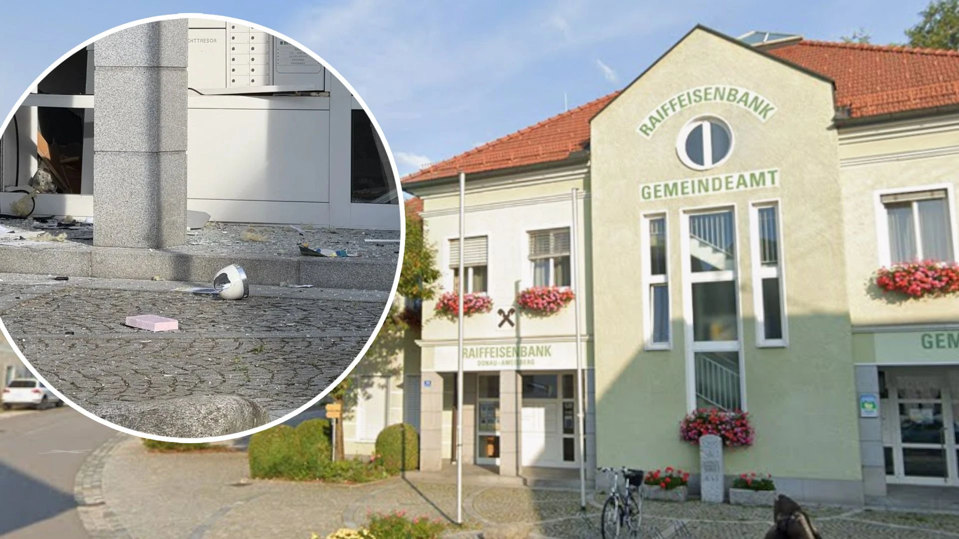 Heute.at - Bankomat gesprengt – Polizei jagt Täter nach Explosion