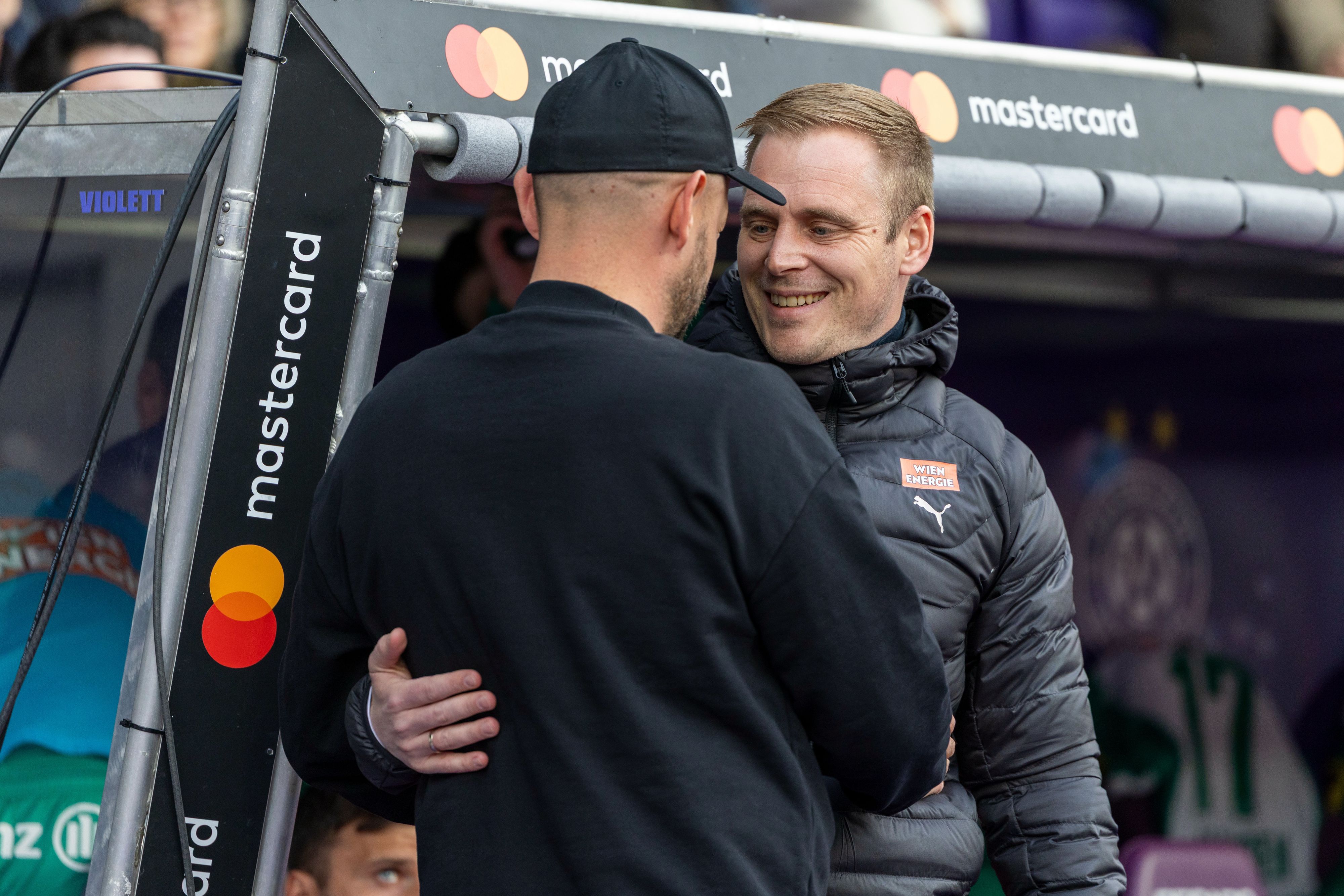 Die beiden Trainer.