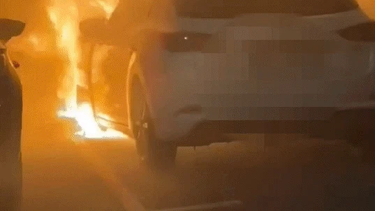 Video! Flammen-Inferno nach Brand-Anschlag auf Straße
