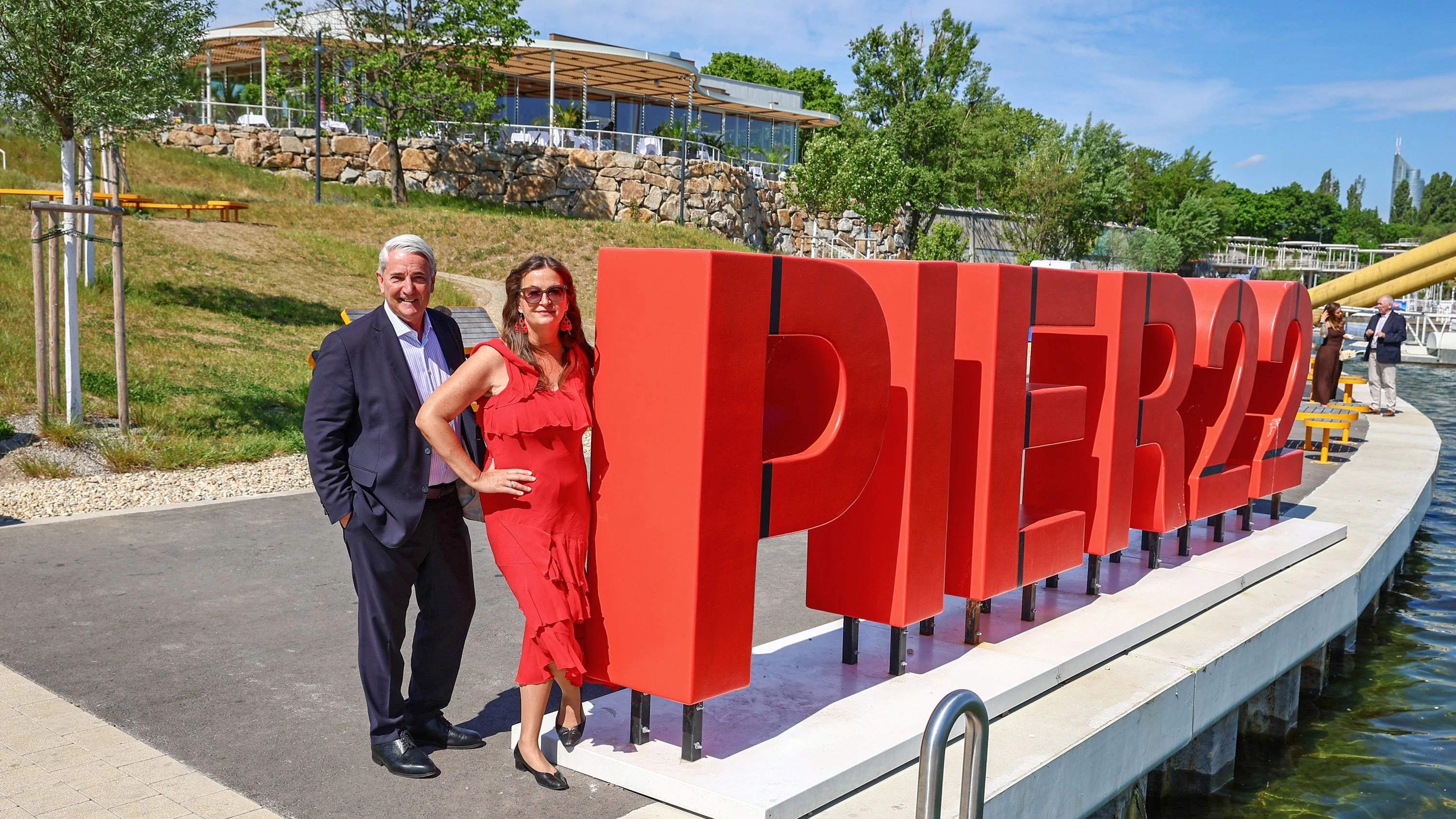 Heute.at - Sommer-Start! Pier 22 auf der Donauinsel  ist fertig