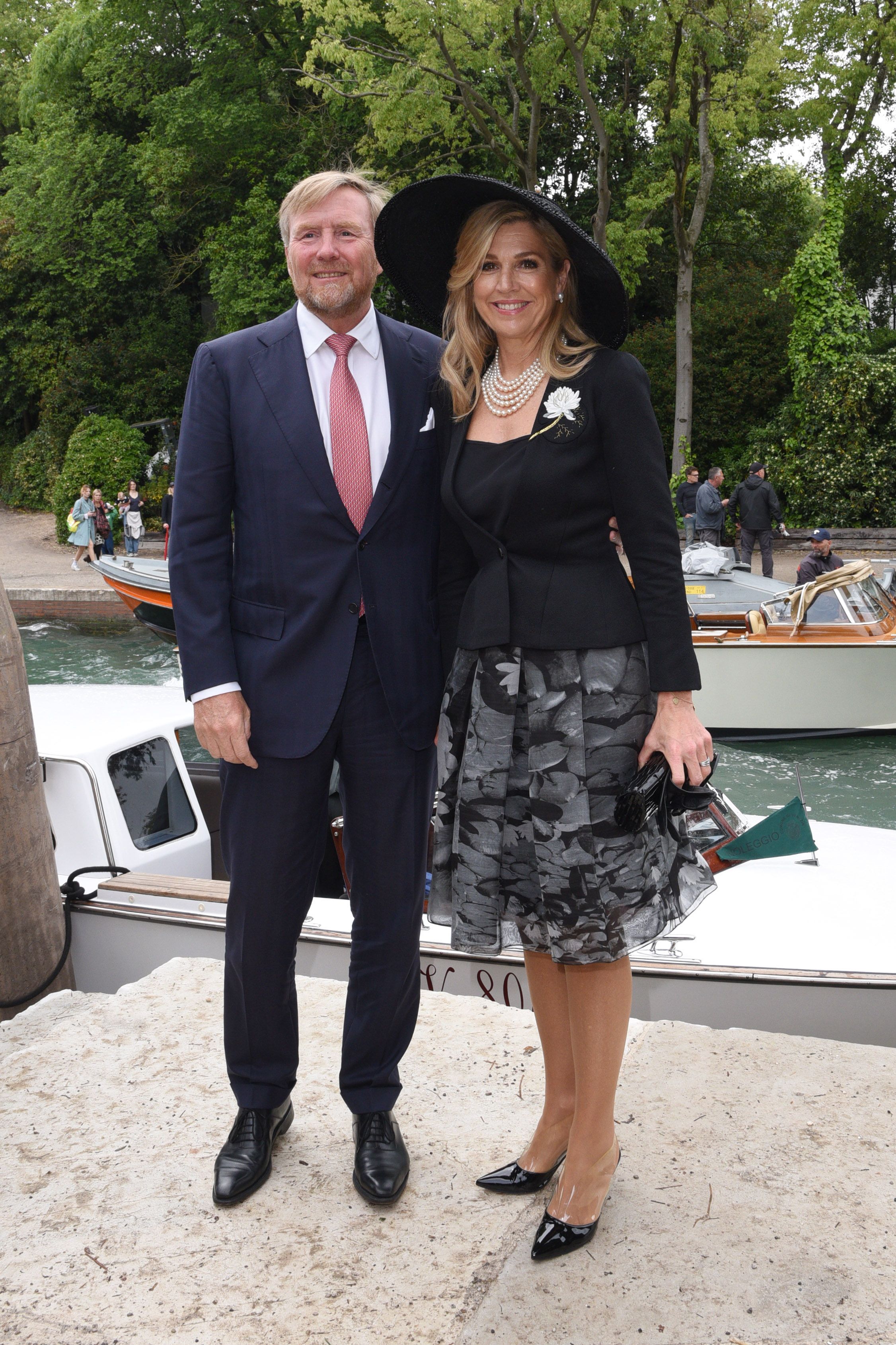 Königin Maxima und König Willem-Alexander bei der Biennale 2026 in Venedig.