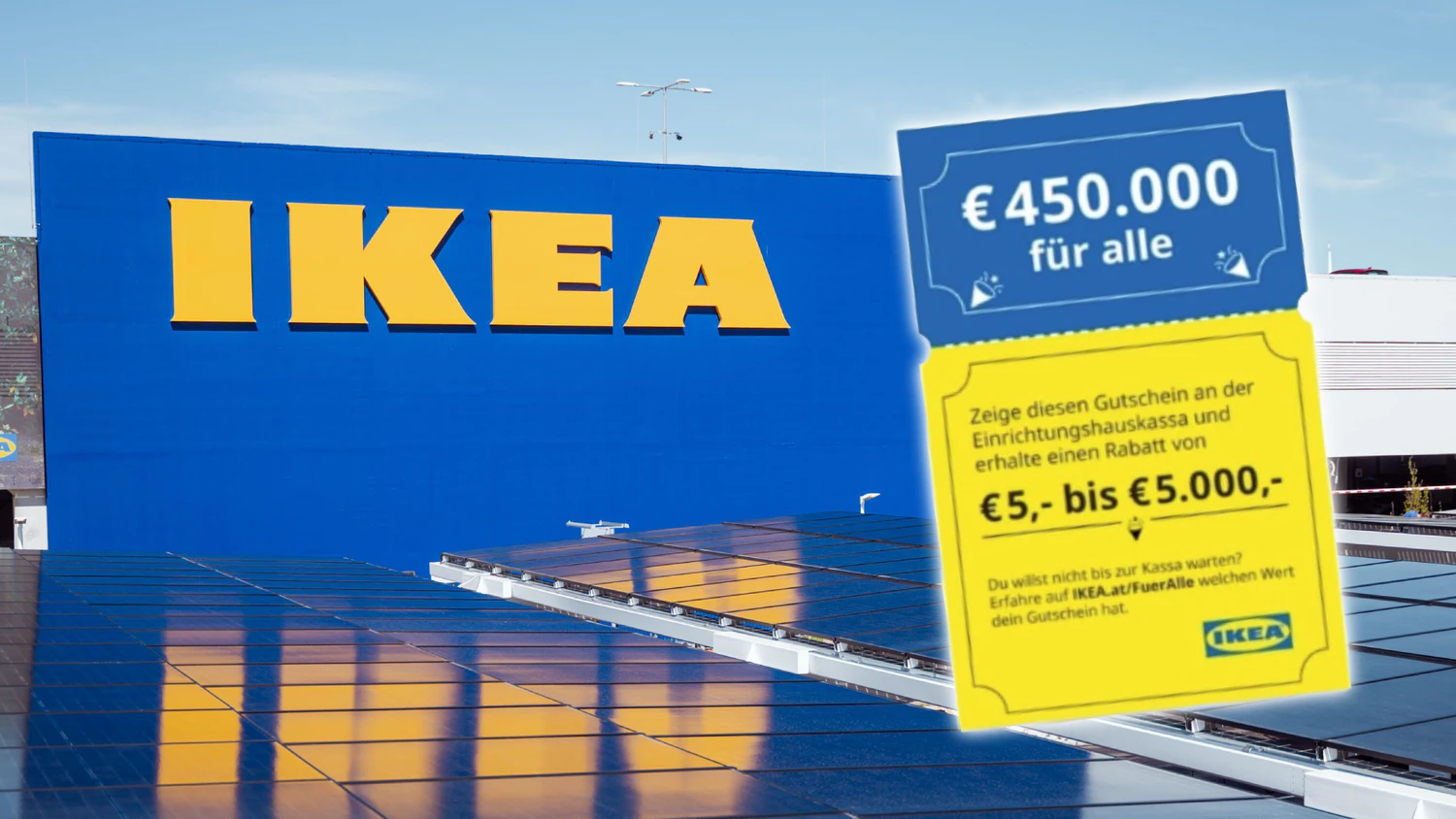 Heute.at - IKEA verteilt um 450.000 € Gutscheine an seine Kunden