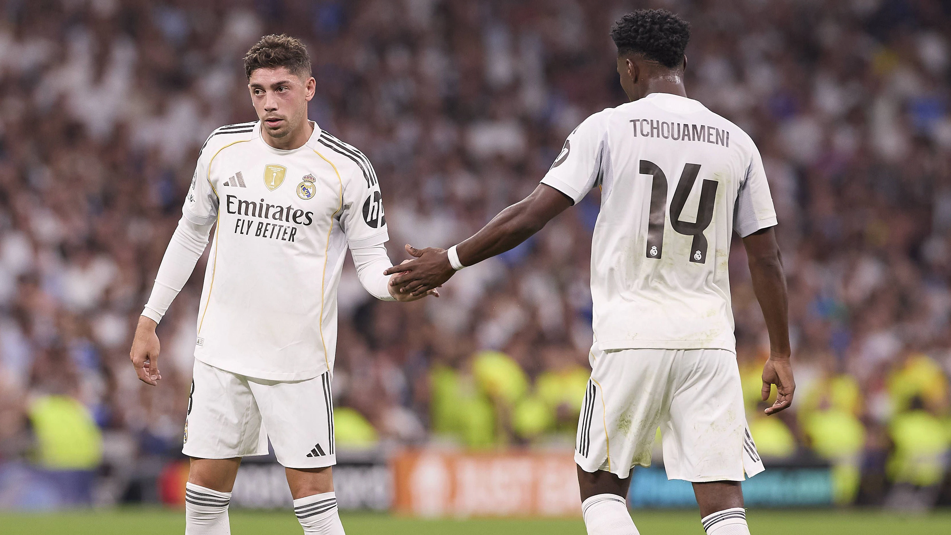 Federico Valverde und Aurelien Tchouameni. 