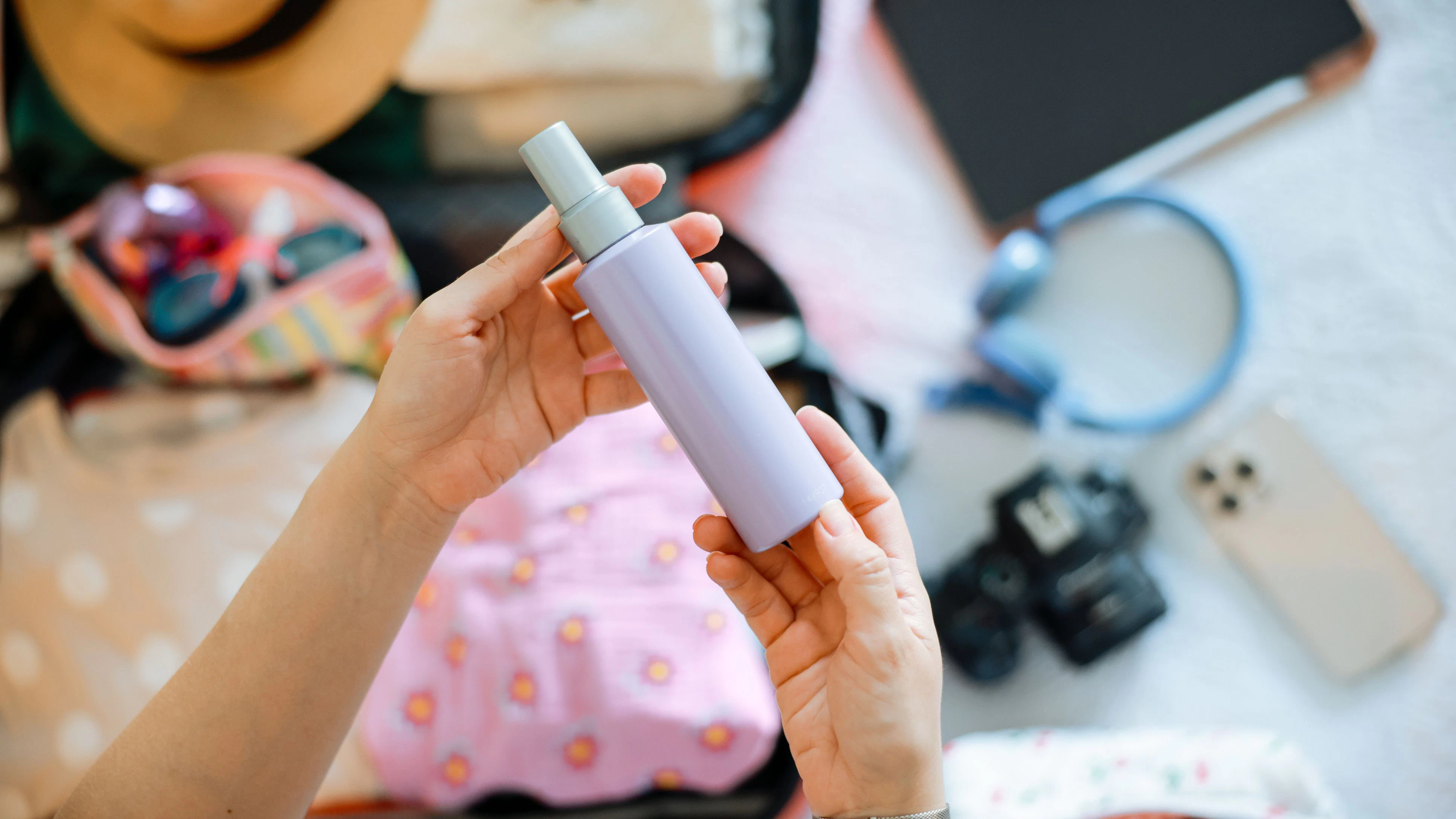 Haarspray im Handgepräck...