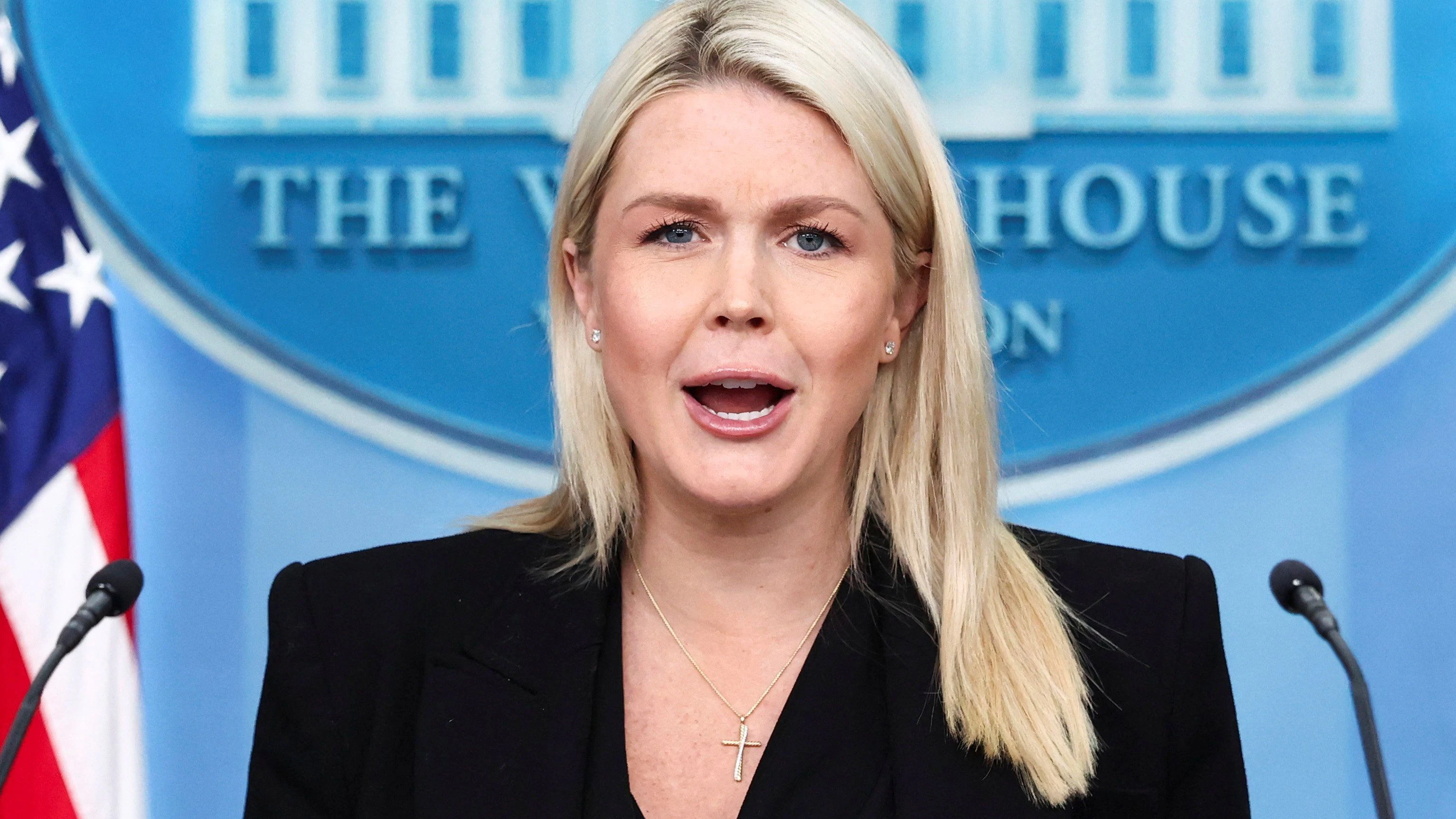Trumps Sprecherin Karoline Leavitt ist erneut Mutter geworden.