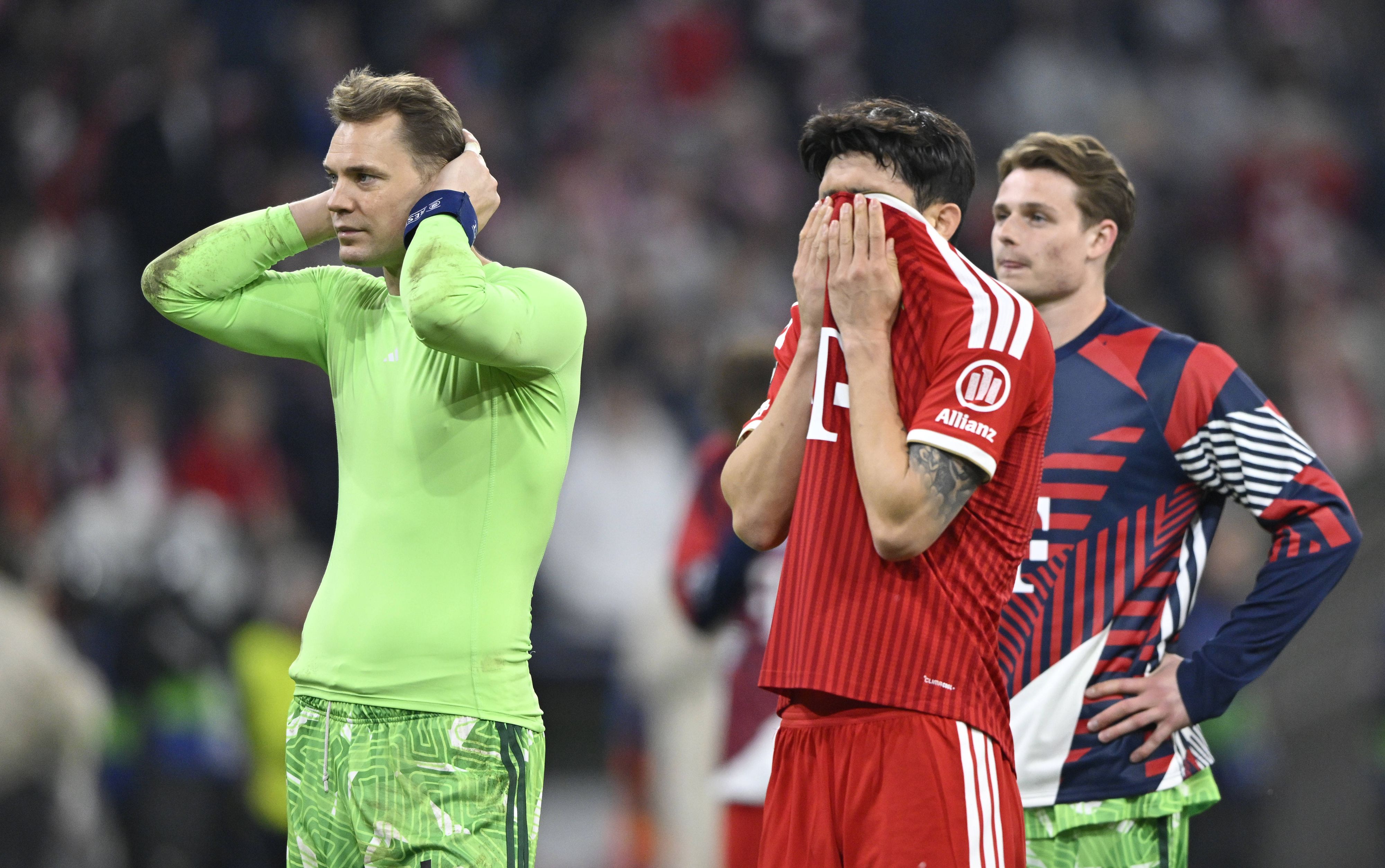 Die Bayern sind am Boden.